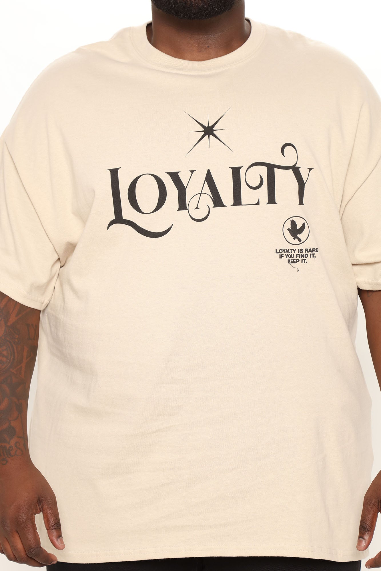 Loyalty Is Rare Short Sleeve Tee - Sand - Image 9