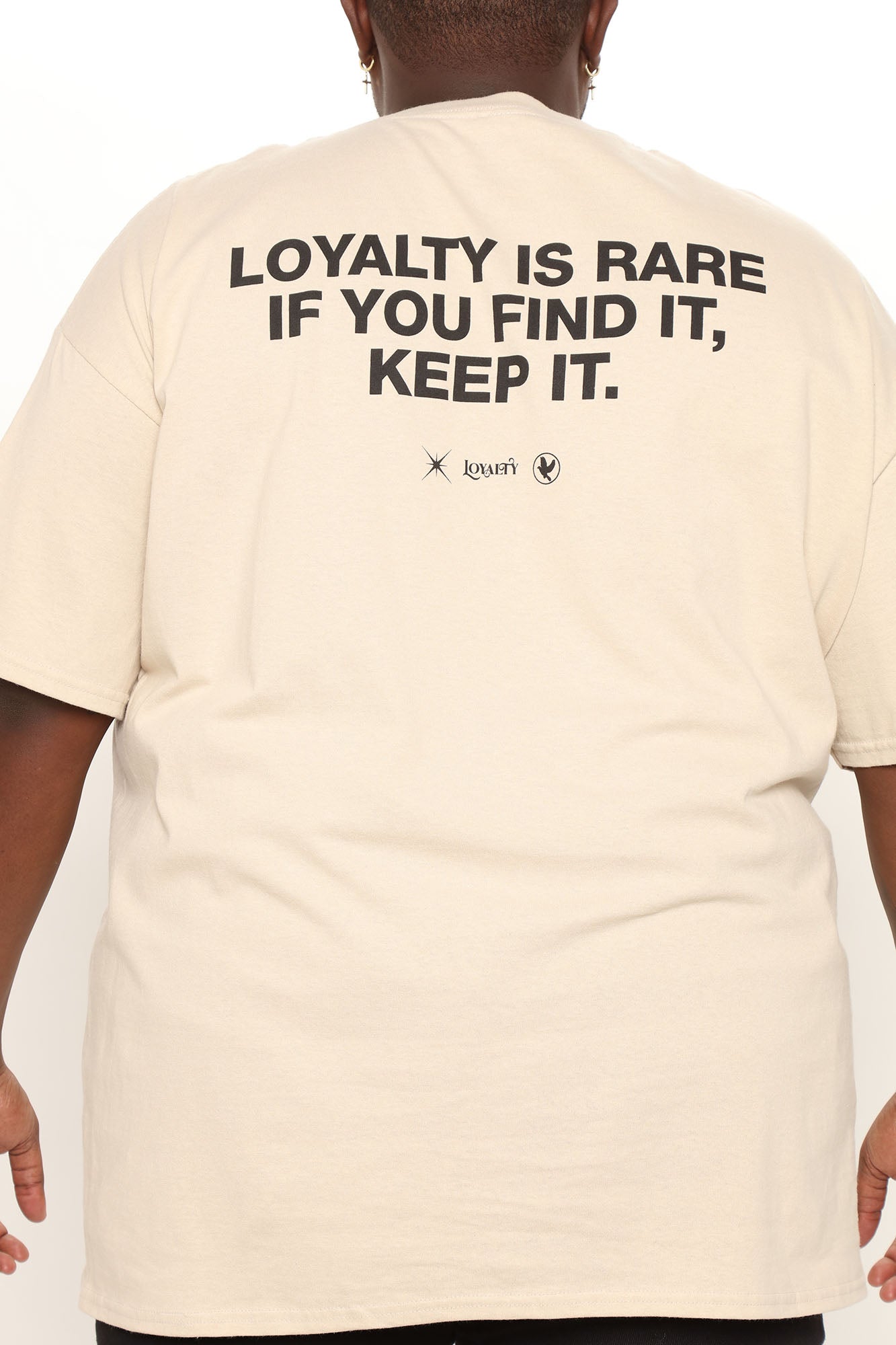 Loyalty Is Rare Short Sleeve Tee - Sand - Image 8