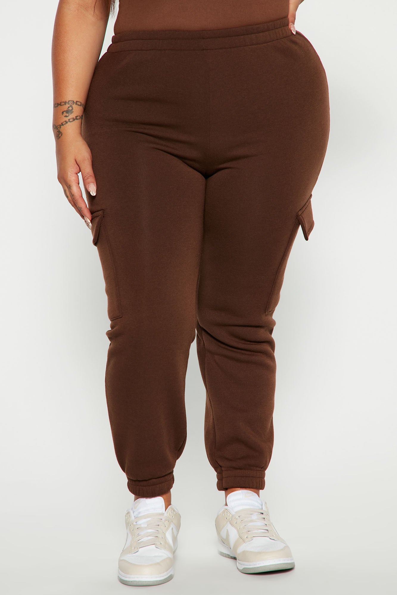 Let's Relax Jogger Sweatpants - Chocolate - Image 6
