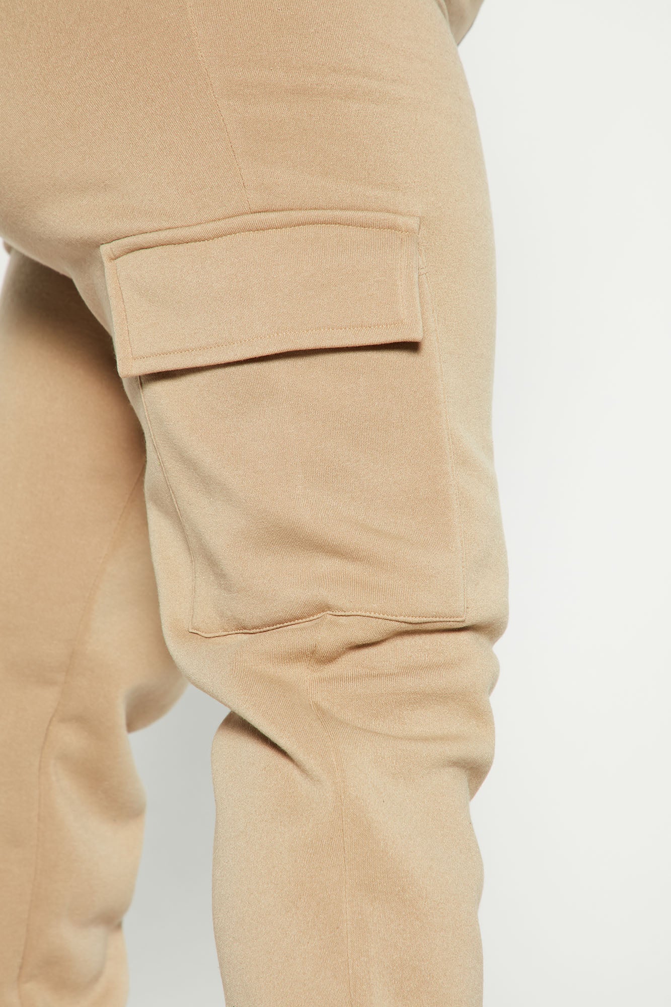 Let's Relax Jogger Sweatpants - Tan - Image 8
