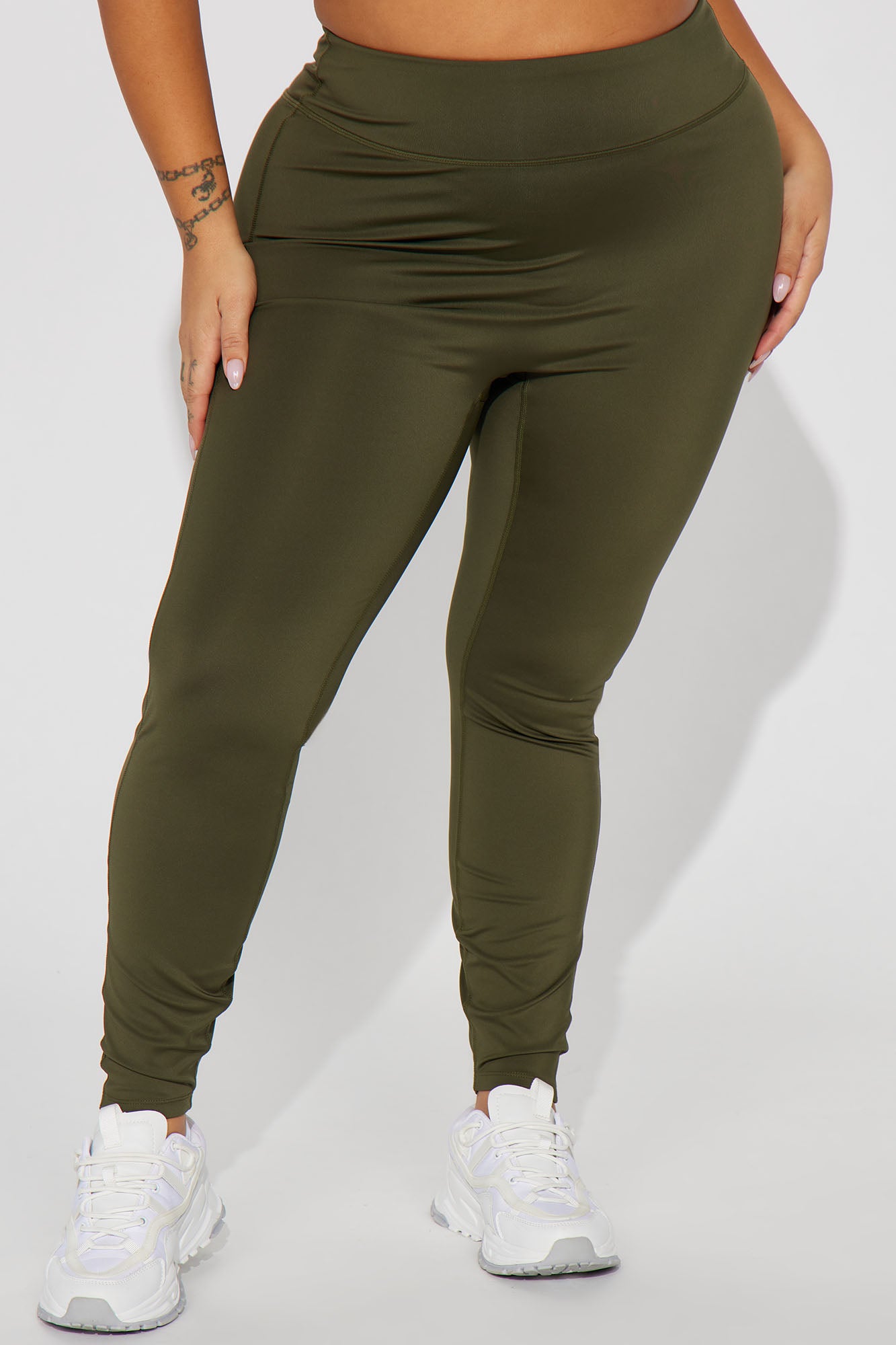Claudia Elevate Active Legging - Olive - Image 6
