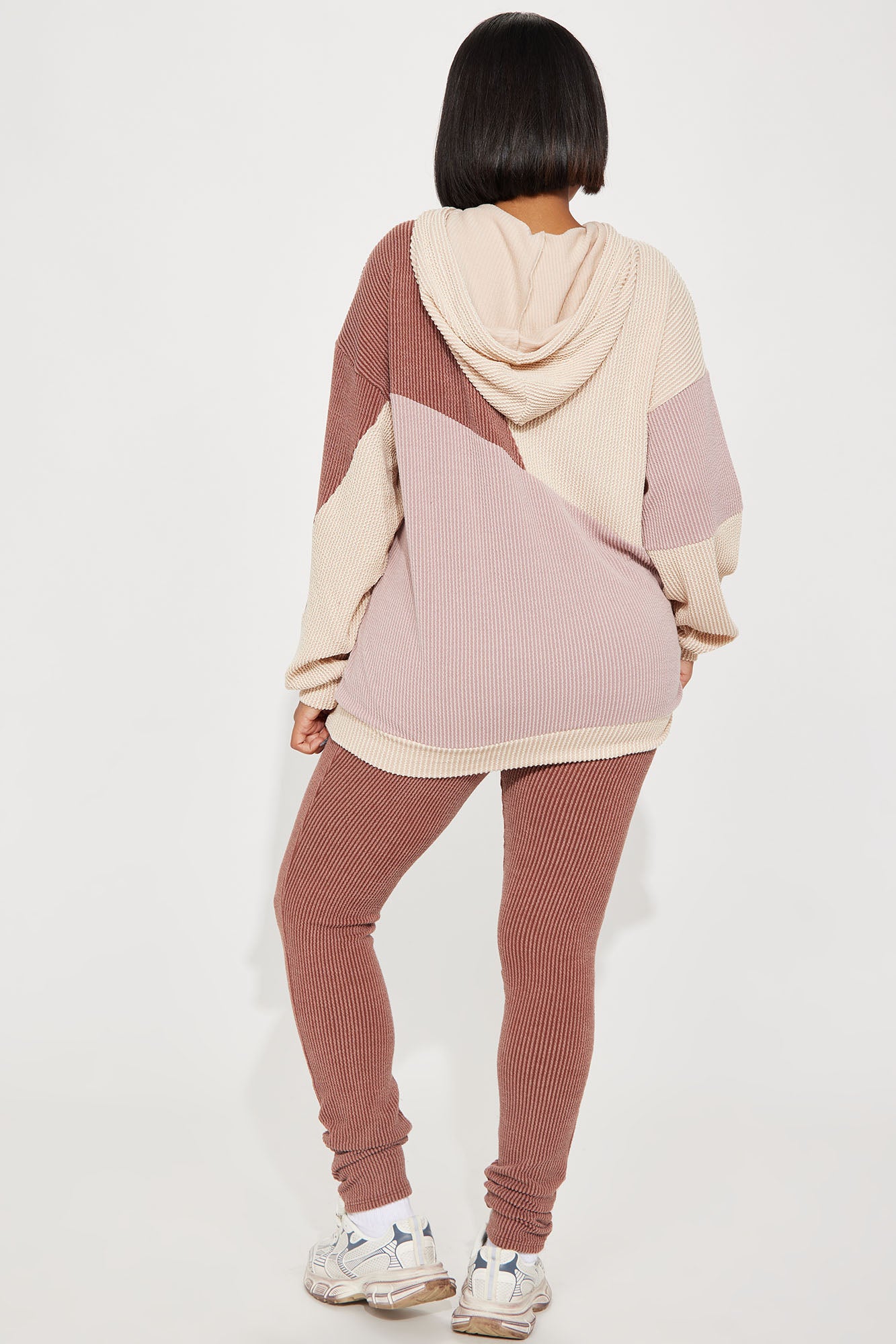 Bianca ColorBlock Legging Set - Mocha/combo - Image 3