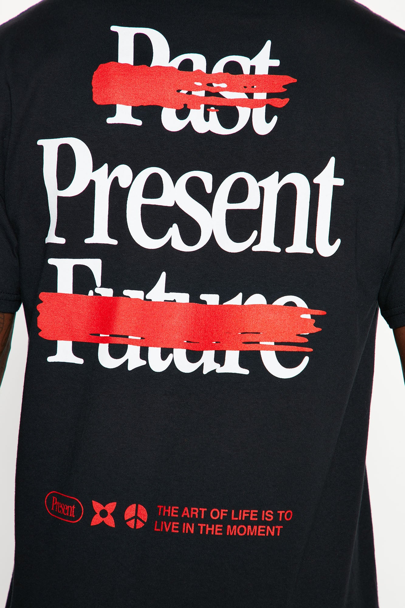 Be Present Short Sleeve Tee - Black - Image 5