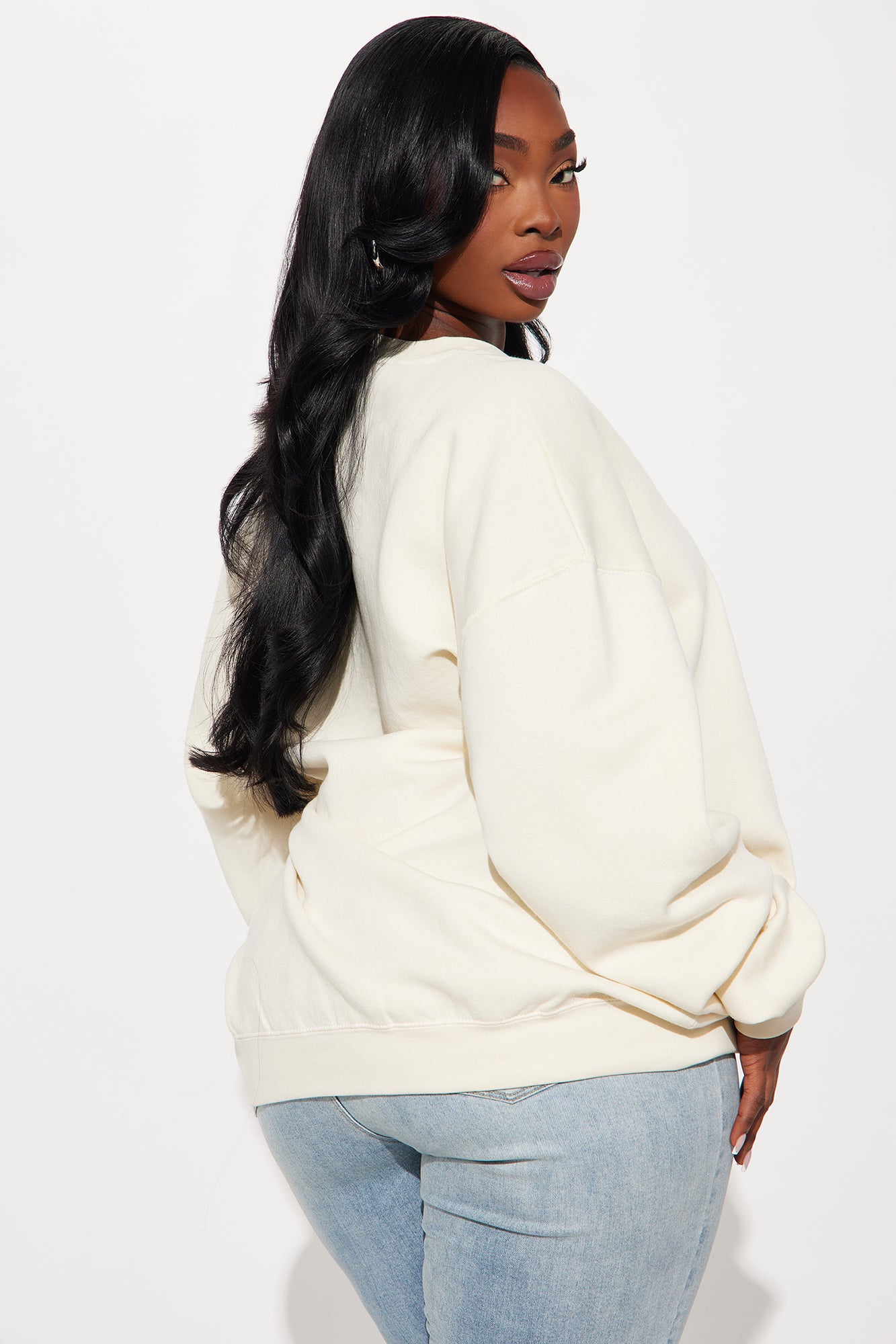 Antisocial Leave Me Alone Sweatshirt - Cream - Image 7