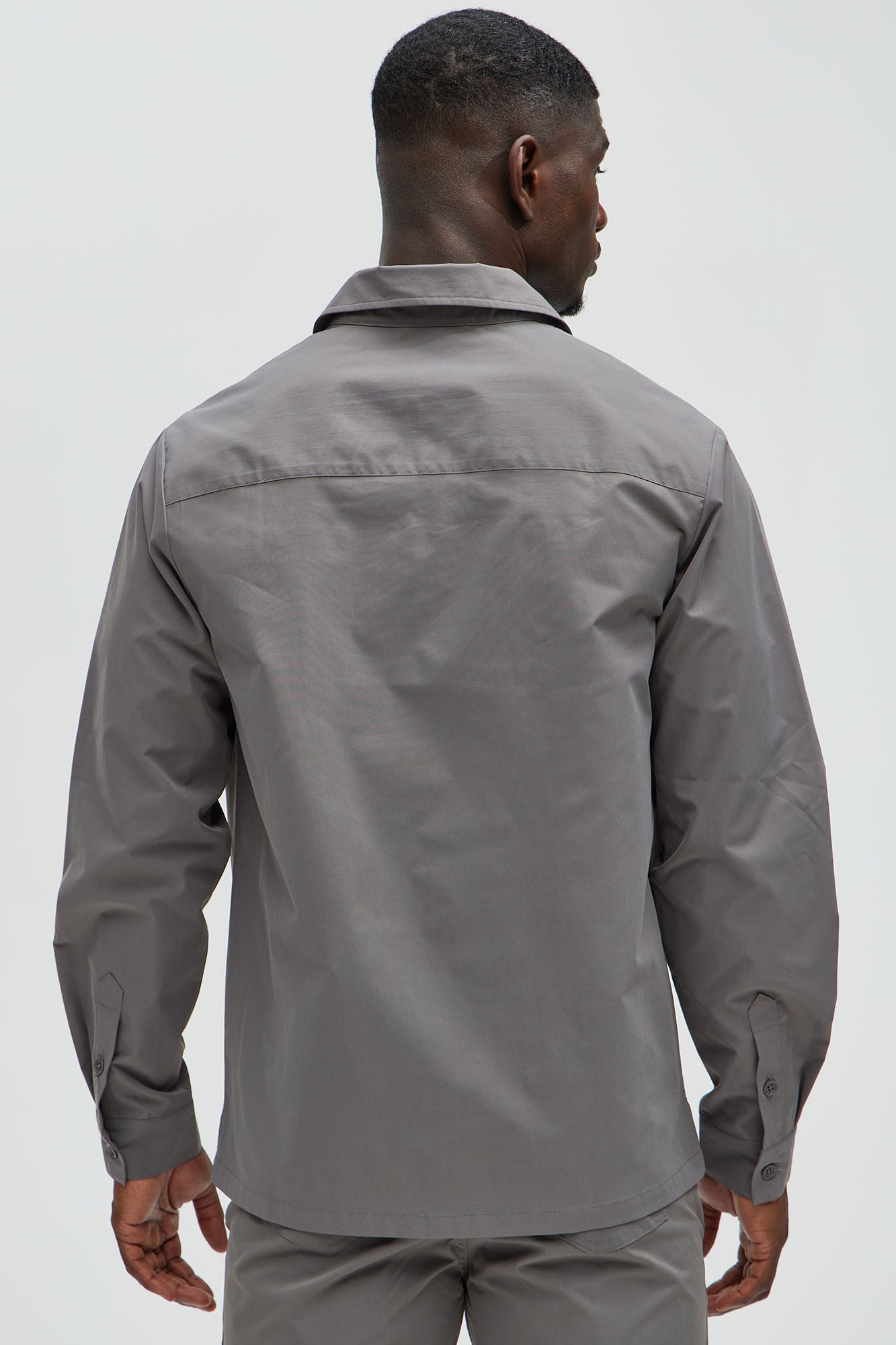 Ansel Tech Shirt - Charcoal - Image 4
