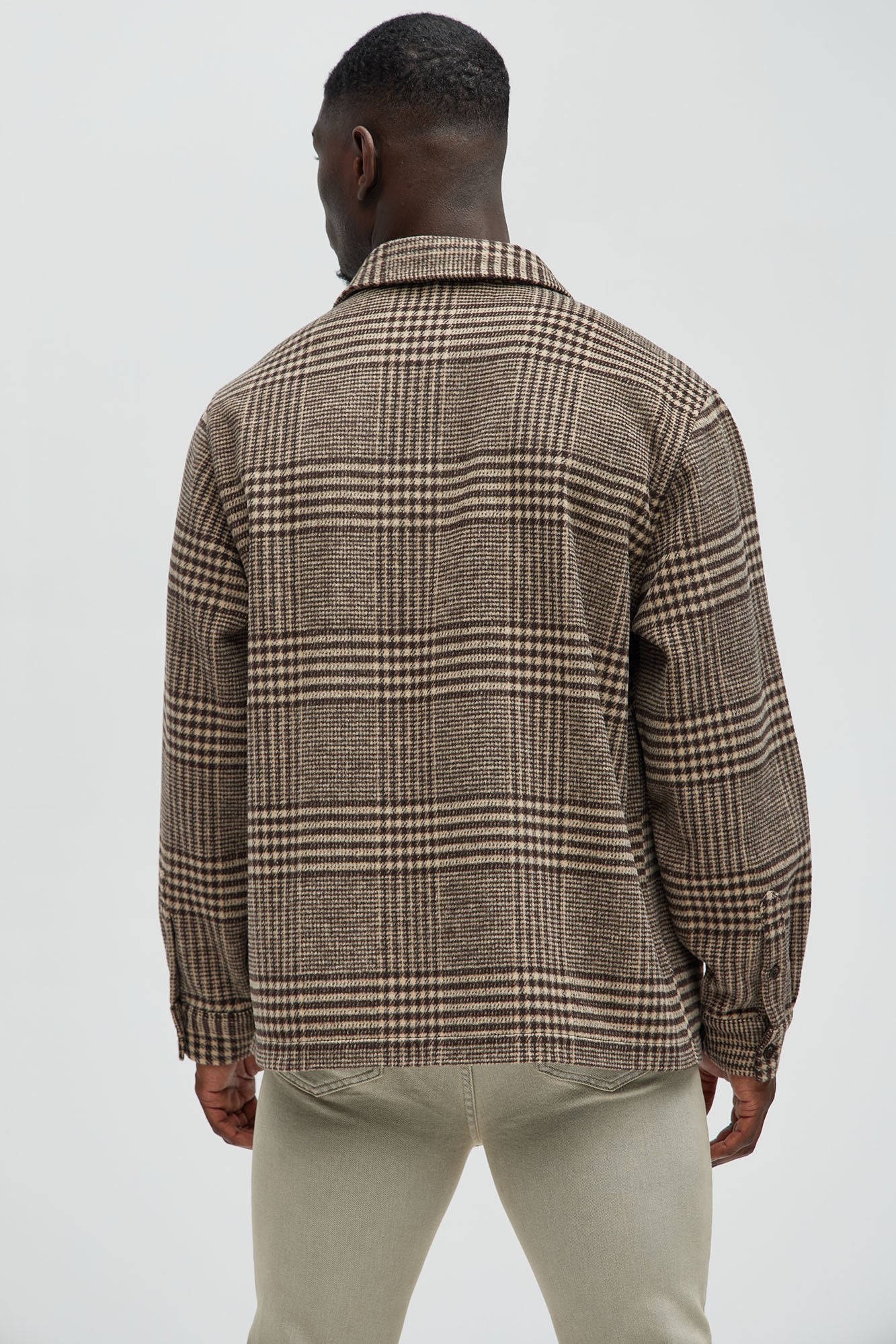 Be Forever Plaid Button Up Shirt - Brown/combo - Image 4