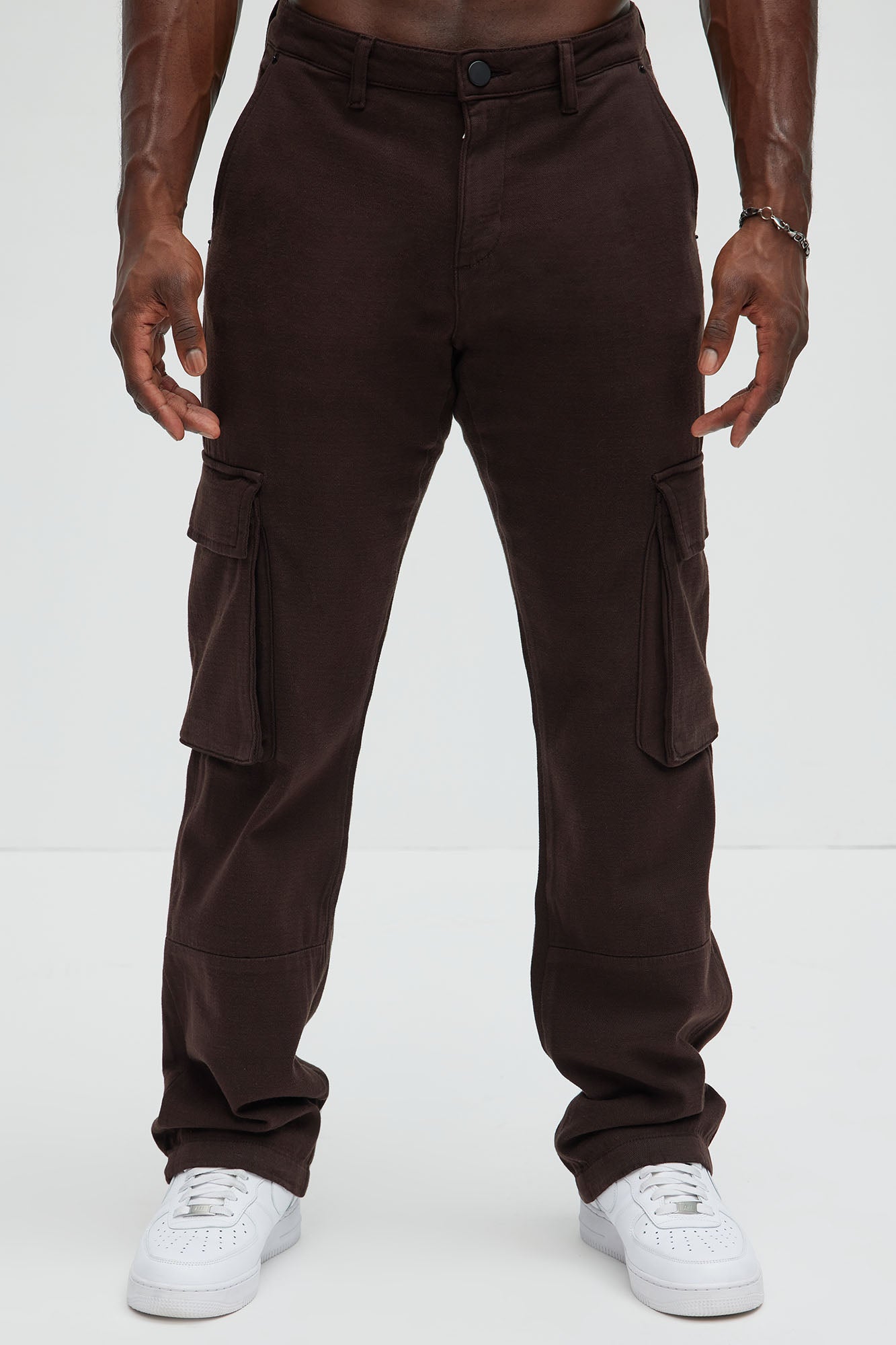 Daniel Straight Cargo Pants - Brown - Image 4