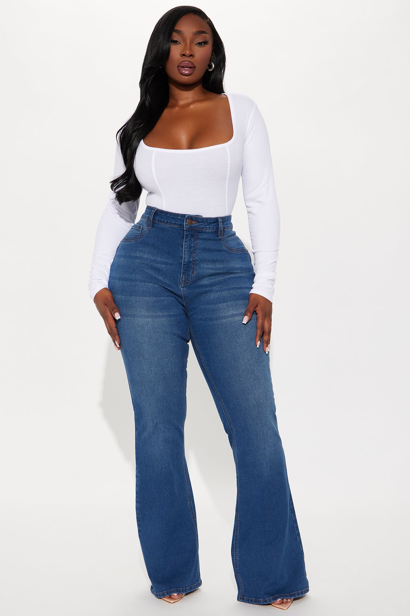 Dana Ribbed Top - White - Image 5