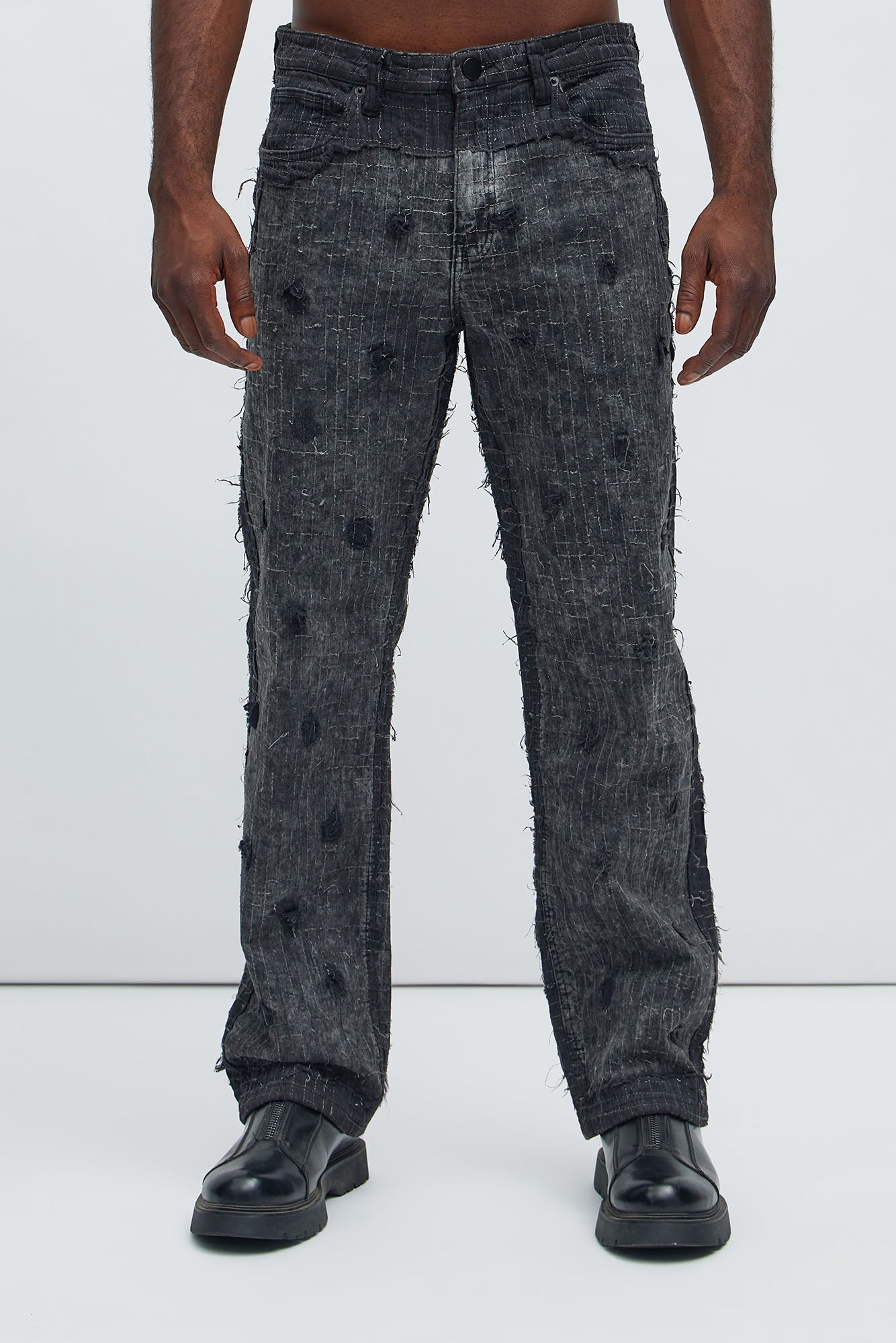 Rockstar Straight Jeans - Black Wash - Image 3