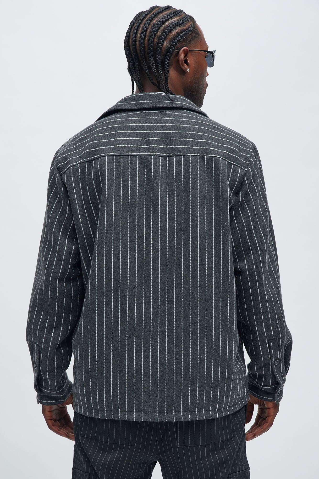 Wait For Your Love Stripe Button Up Shirt - Multi Color - Image 4