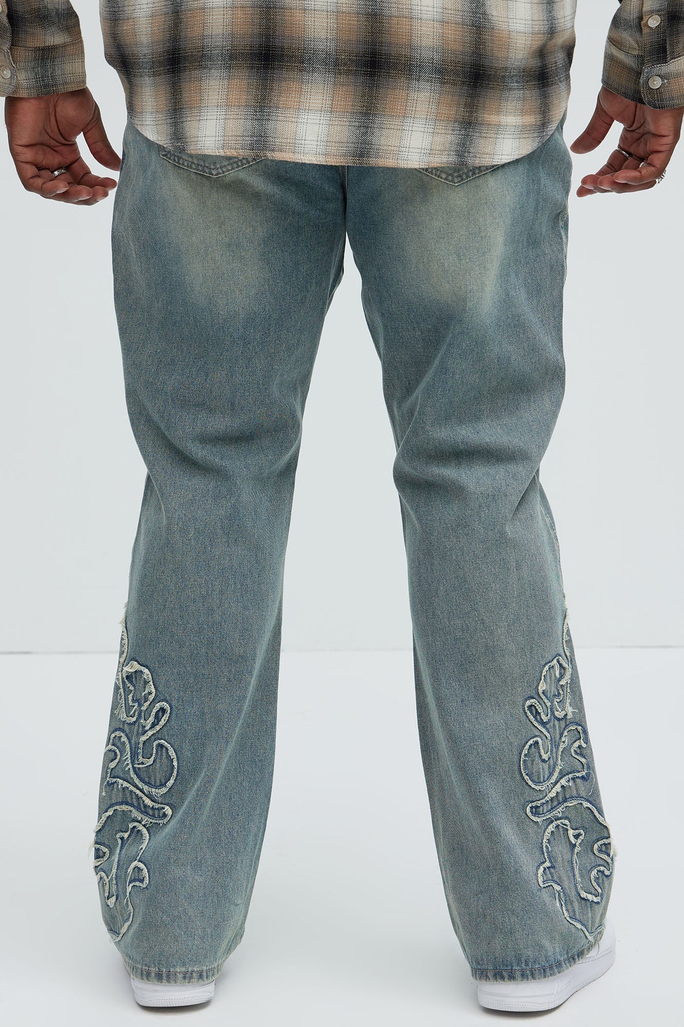 Tumble Slim Flare Jeans - Light Blue Wash - Image 9