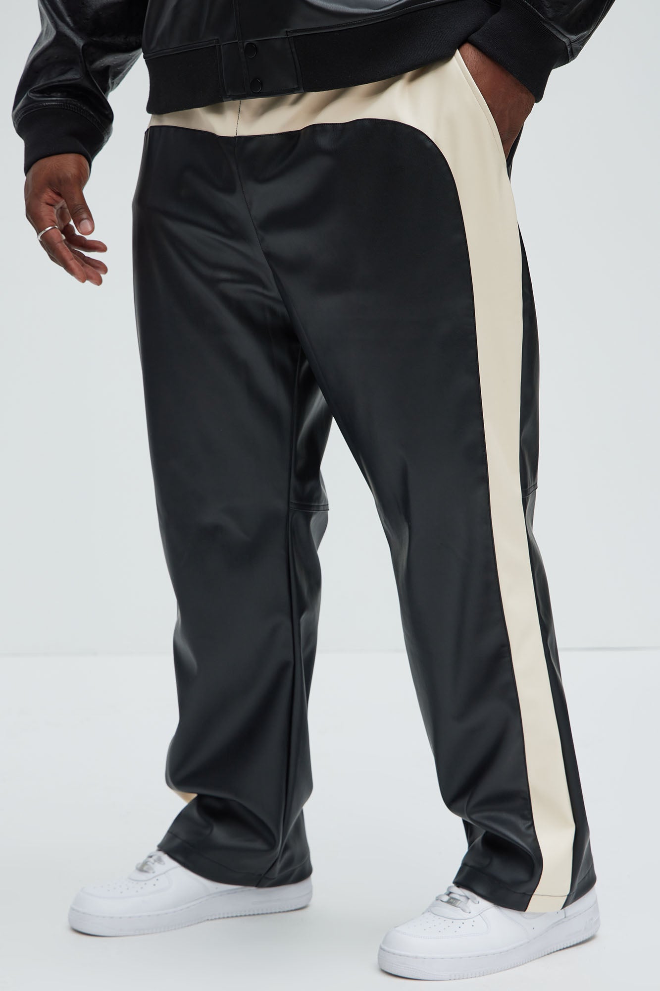 Almost Made It Straight Pants - Black/combo - Image 7