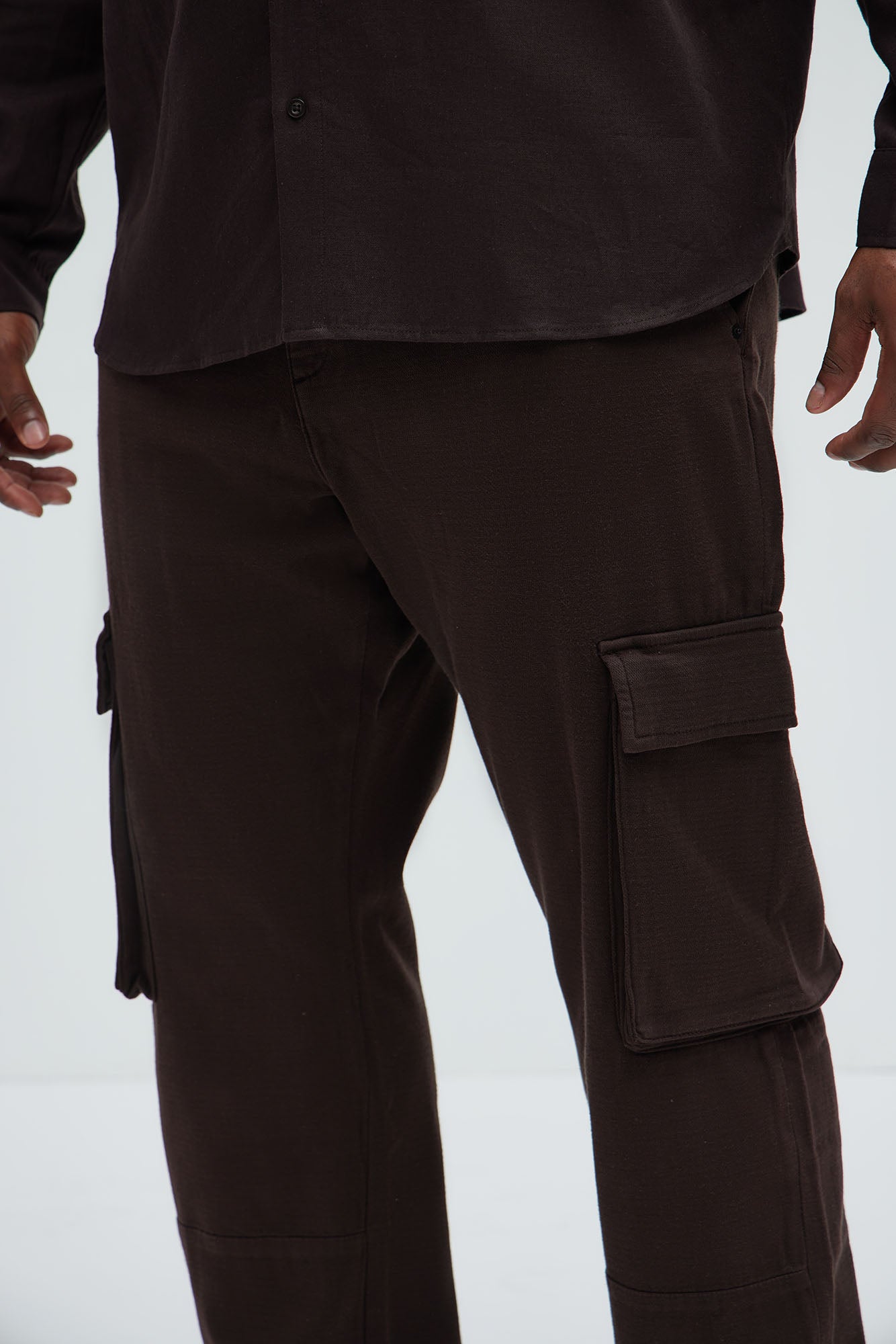 Daniel Straight Cargo Pants - Brown - Image 8