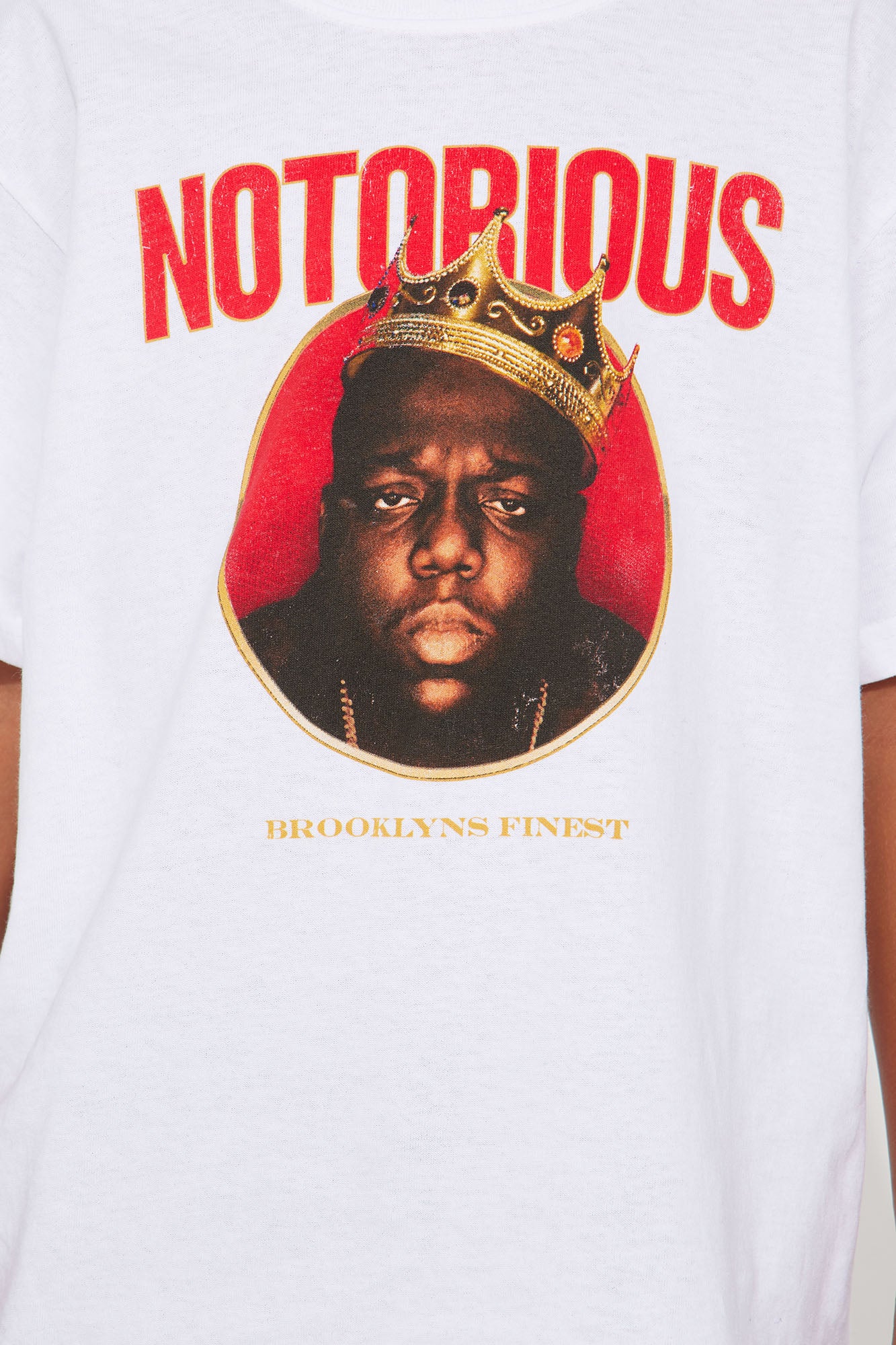 Mini Notorious B.I.G. Short Sleeve Tee - White - Image 4