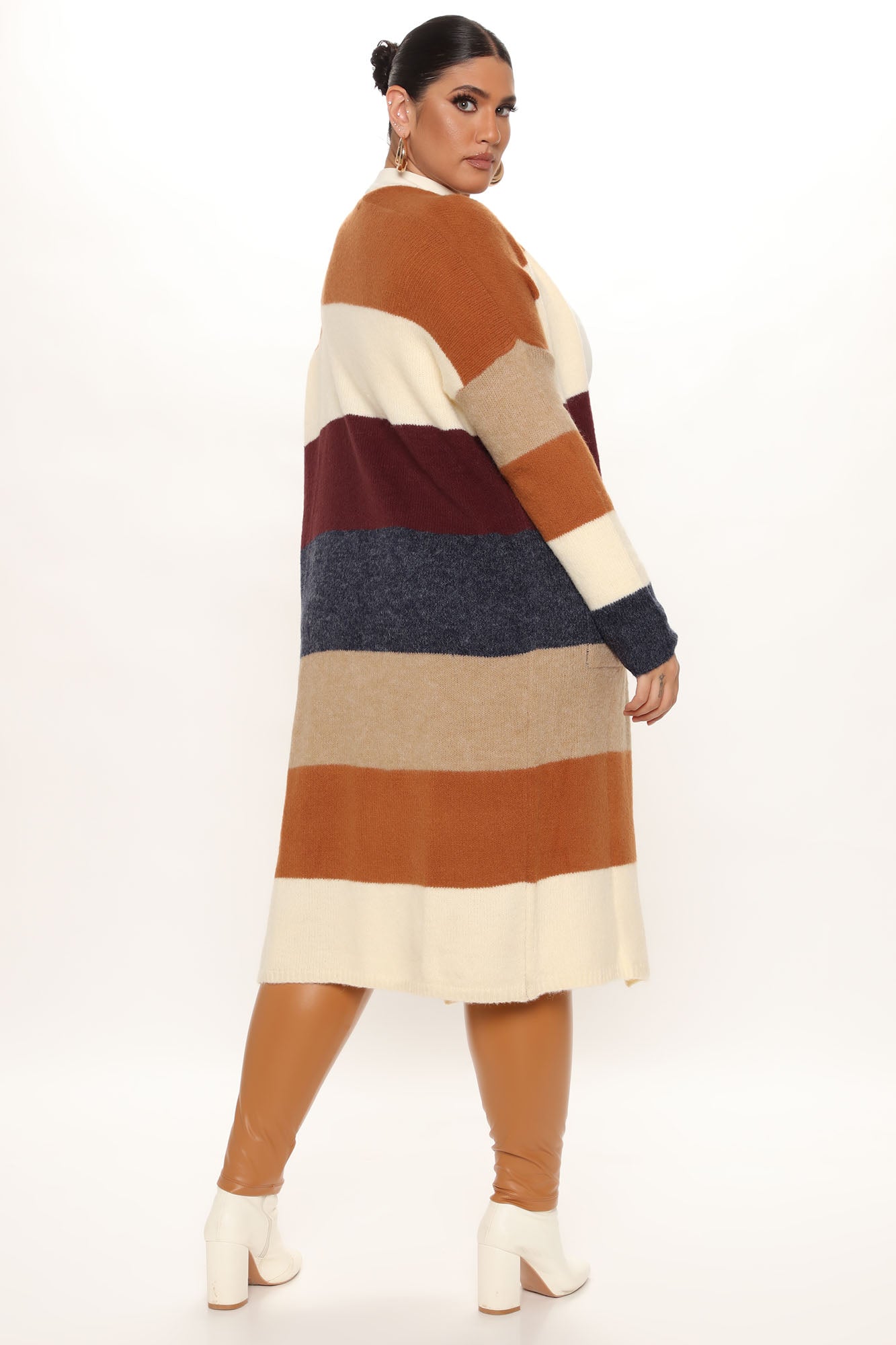 Common Interests Colorblock Cardigan - Camel/combo - Image 6