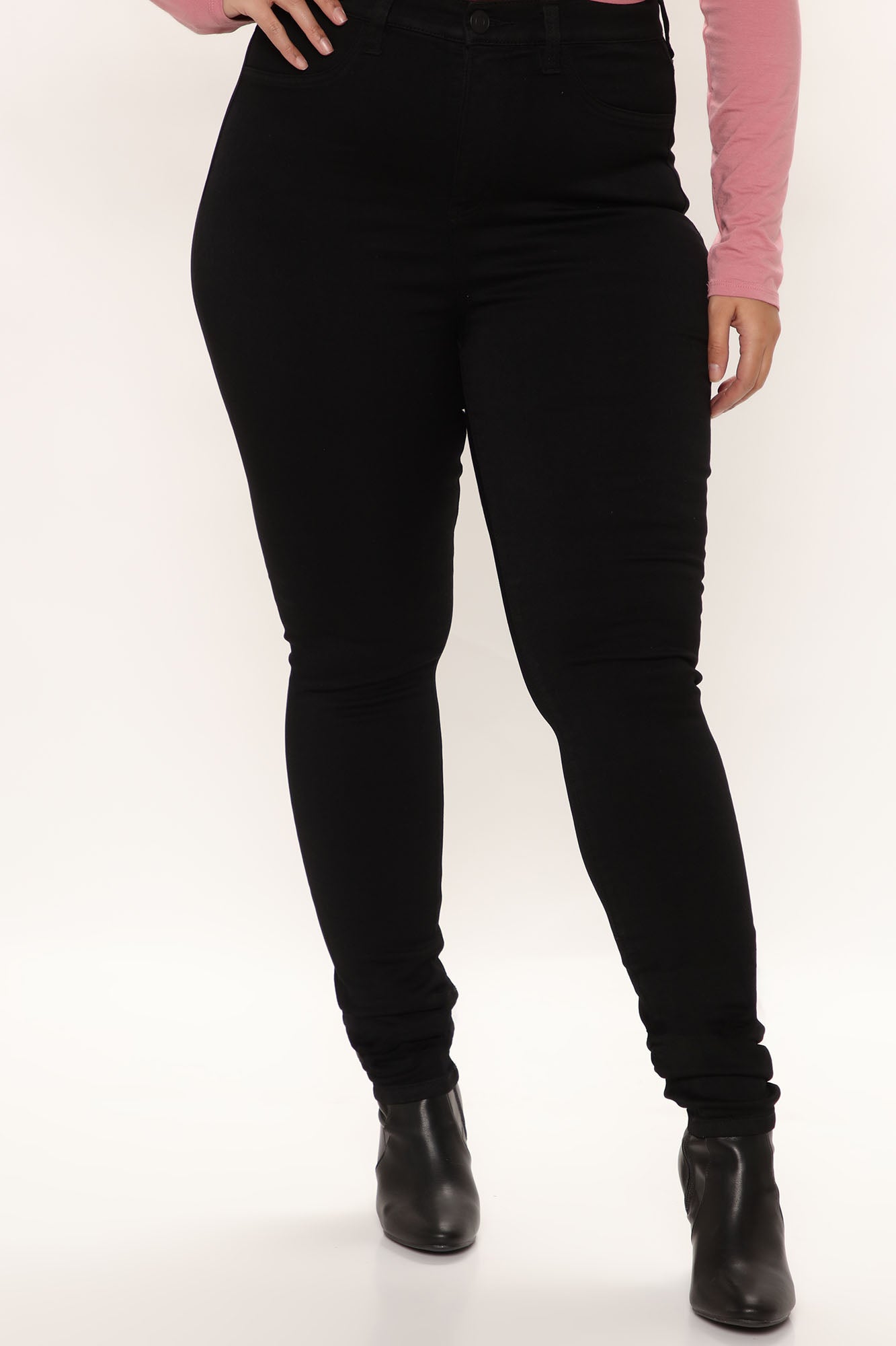 Tall Eva Super Soft Curvy Skinny Jean - Black - Image 6