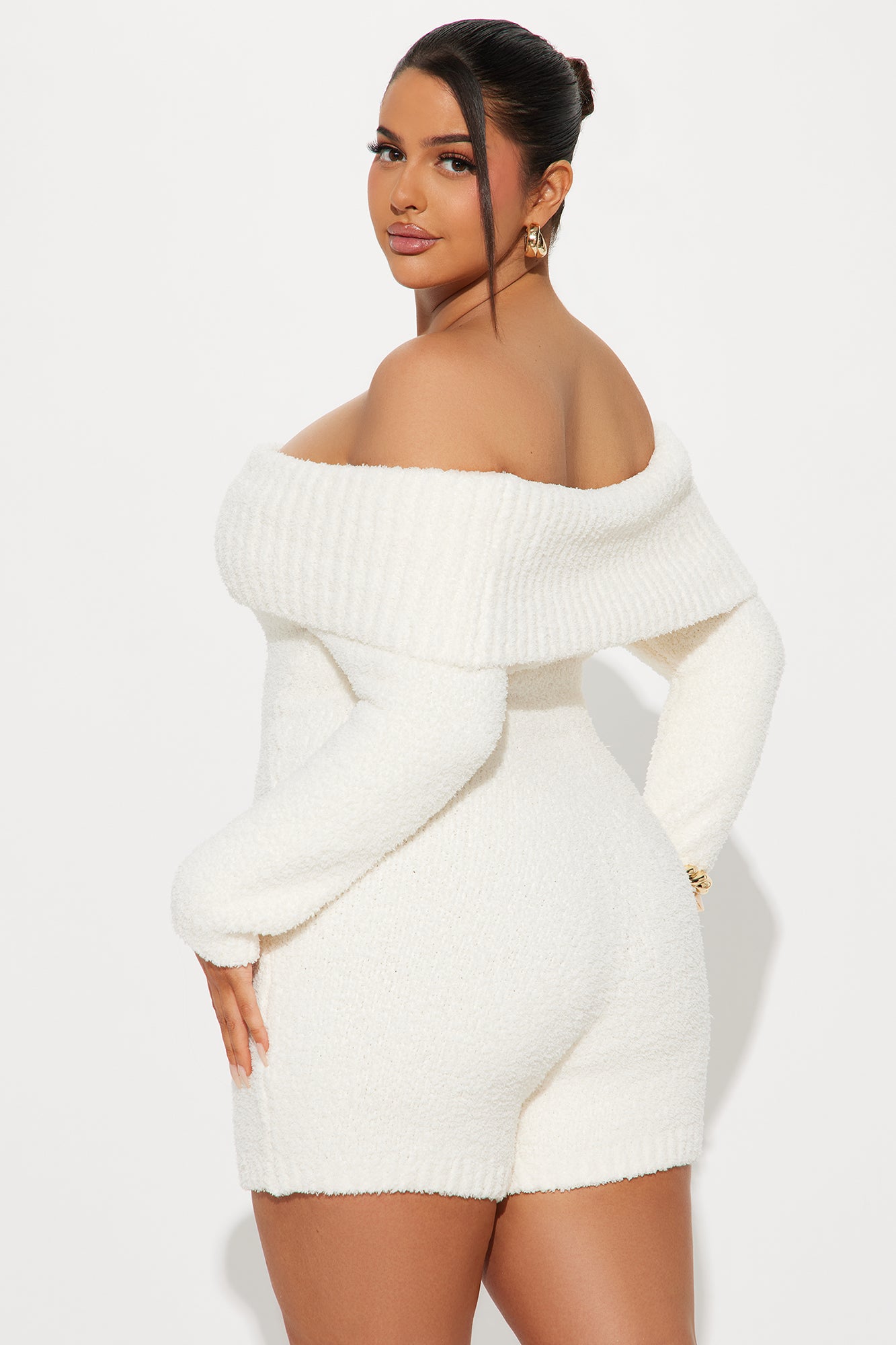 Time Well Spent Cozy Romper - Ivory - Image 6