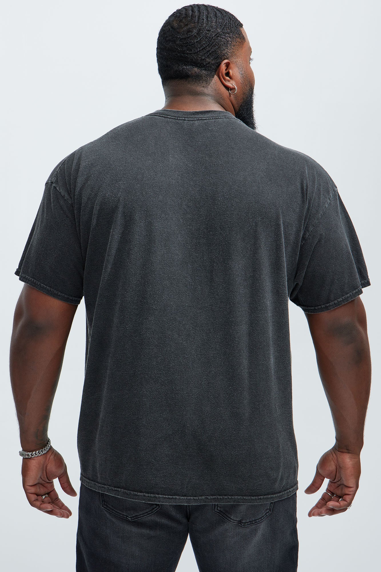 Wu Tang Clan C.R.E.A.M. Oversized Short Sleeve Tee - Black - Image 6