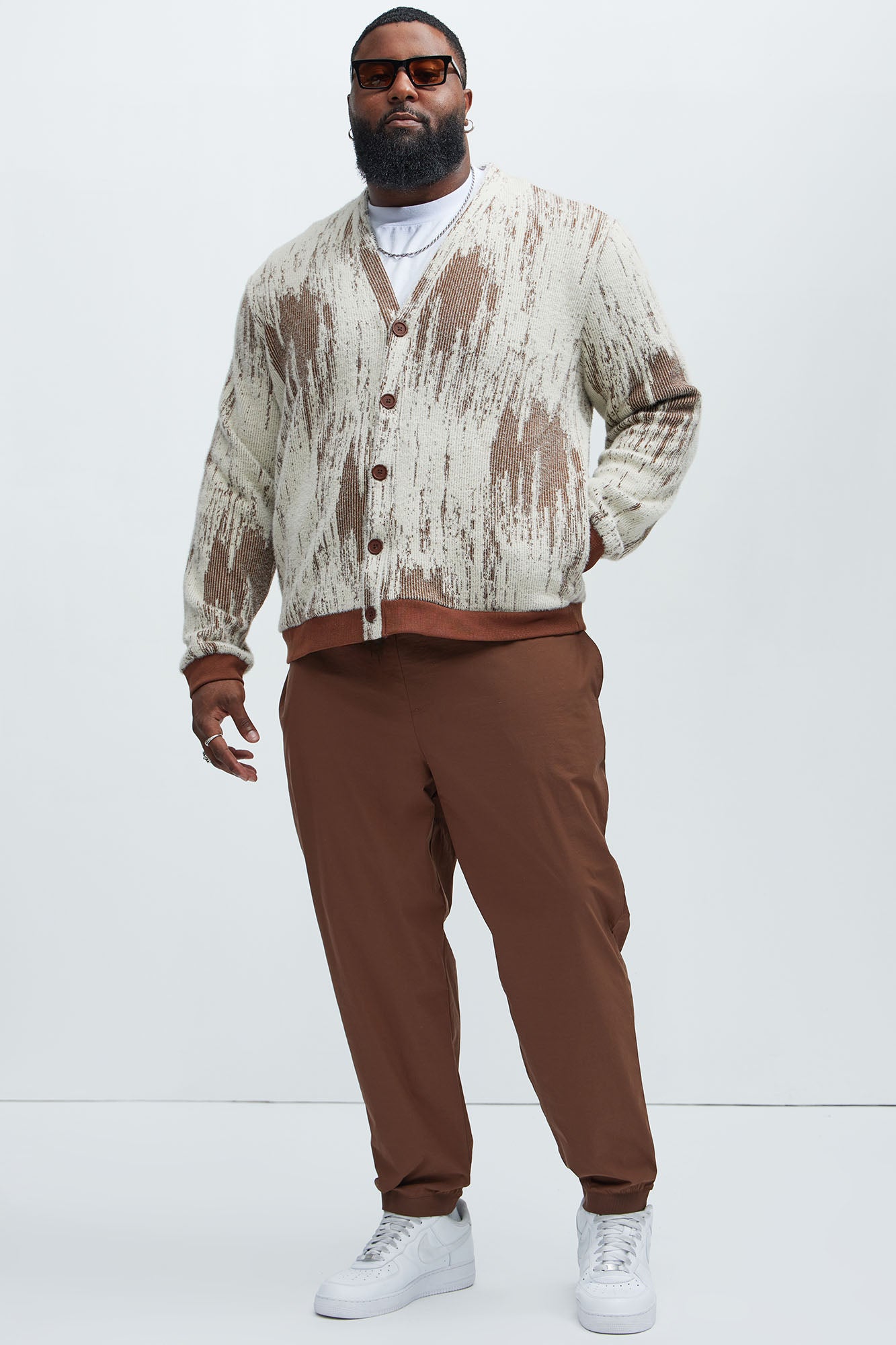 Clement Straight Tech Jogger - Brown - Image 7