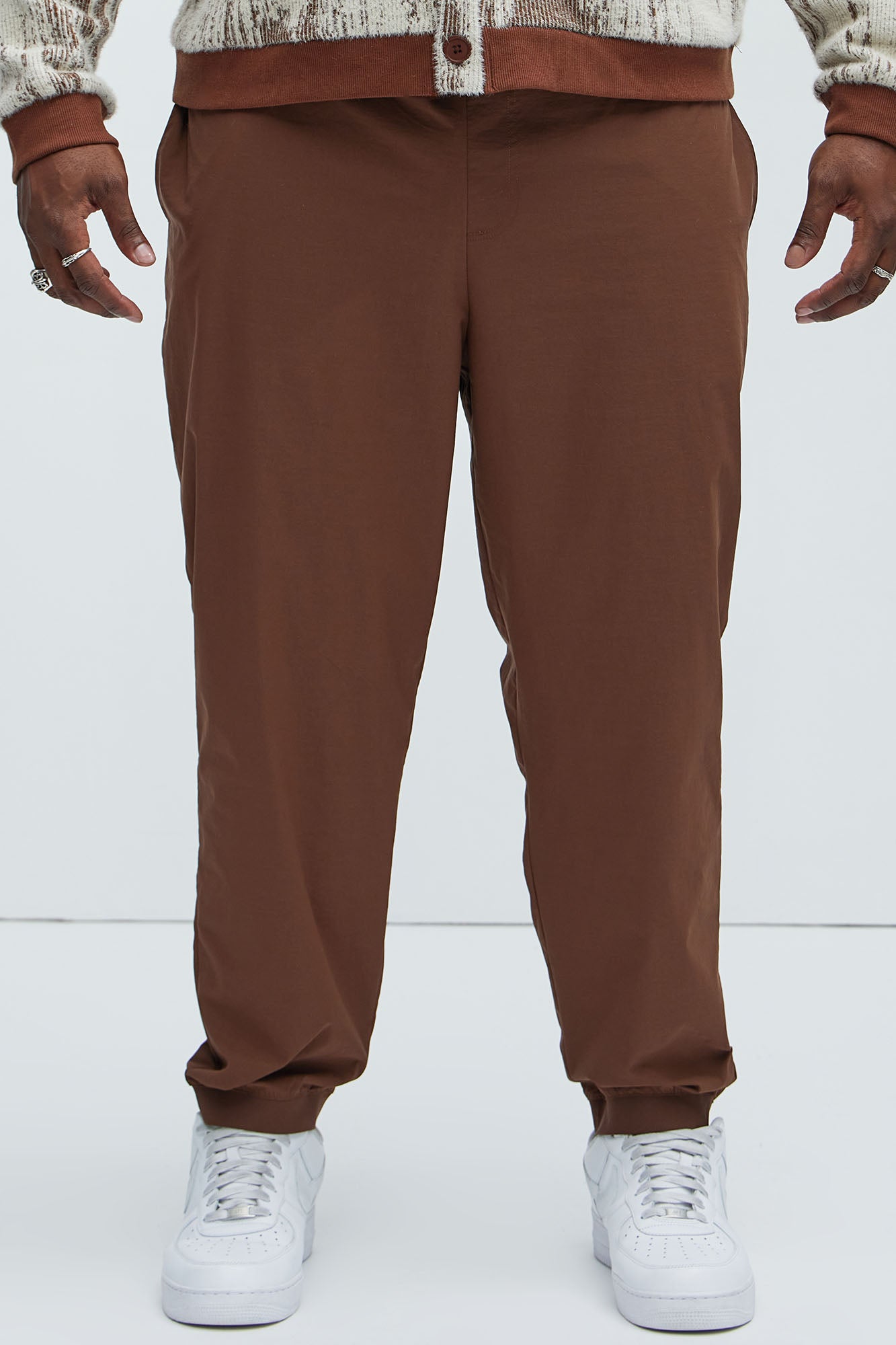 Clement Straight Tech Jogger - Brown - Image 6