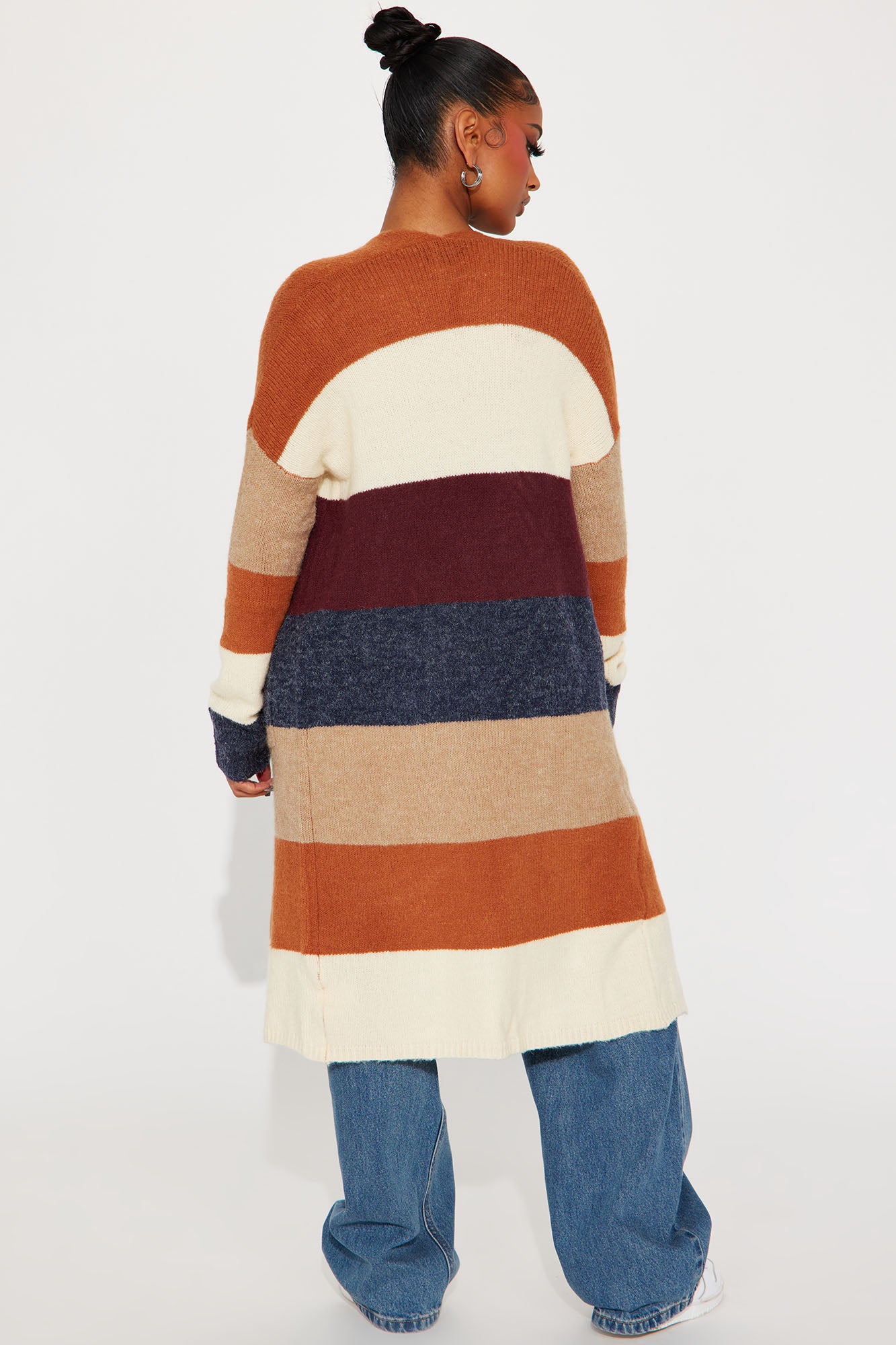 Common Interests Colorblock Cardigan - Camel/combo - Image 3