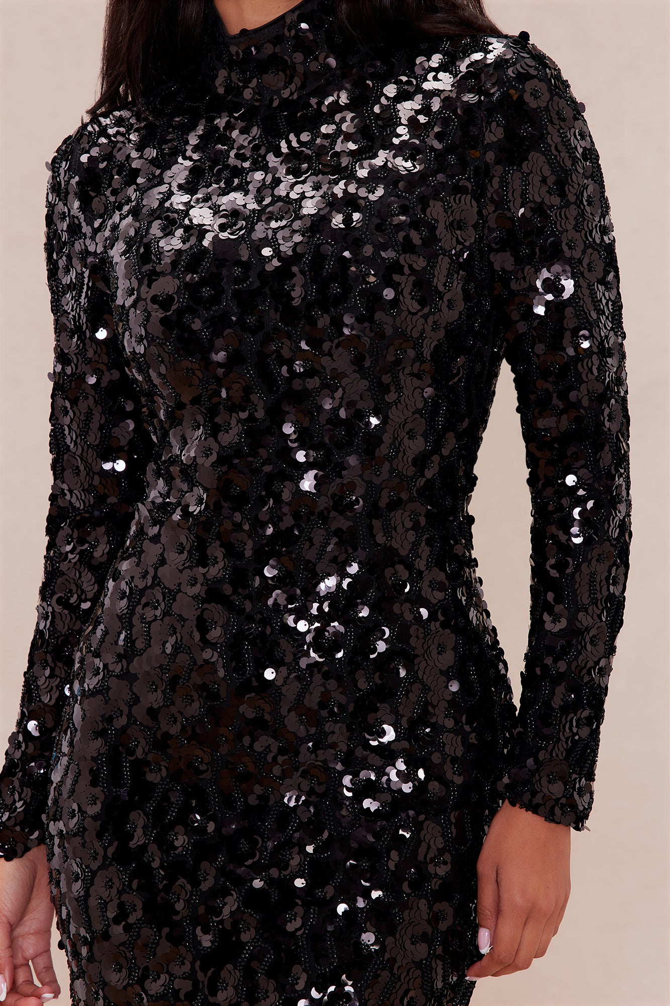 Ariana Embellished Gown - Black - Image 3