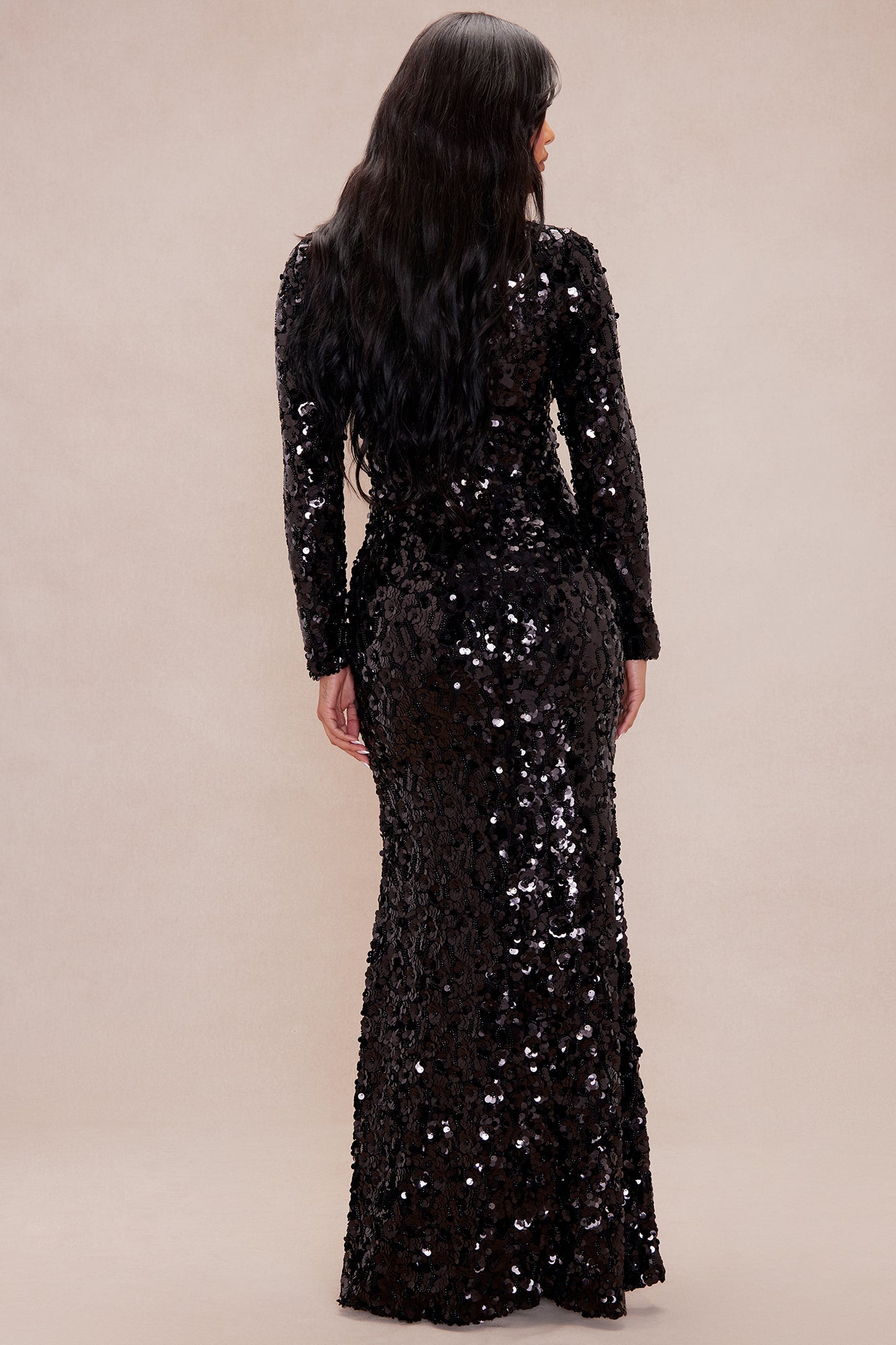 Ariana Embellished Gown - Black - Image 4