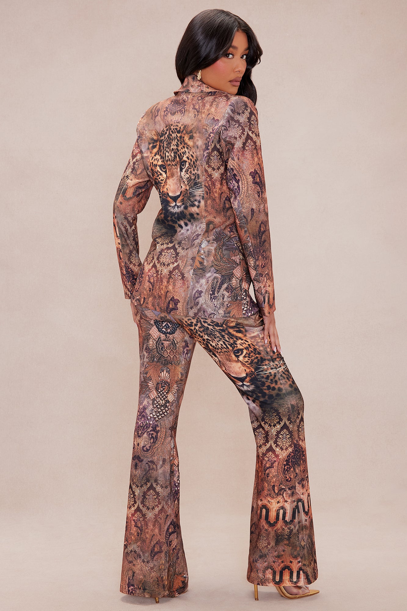 Exotic Suit Set - Brown Combo - Image 4