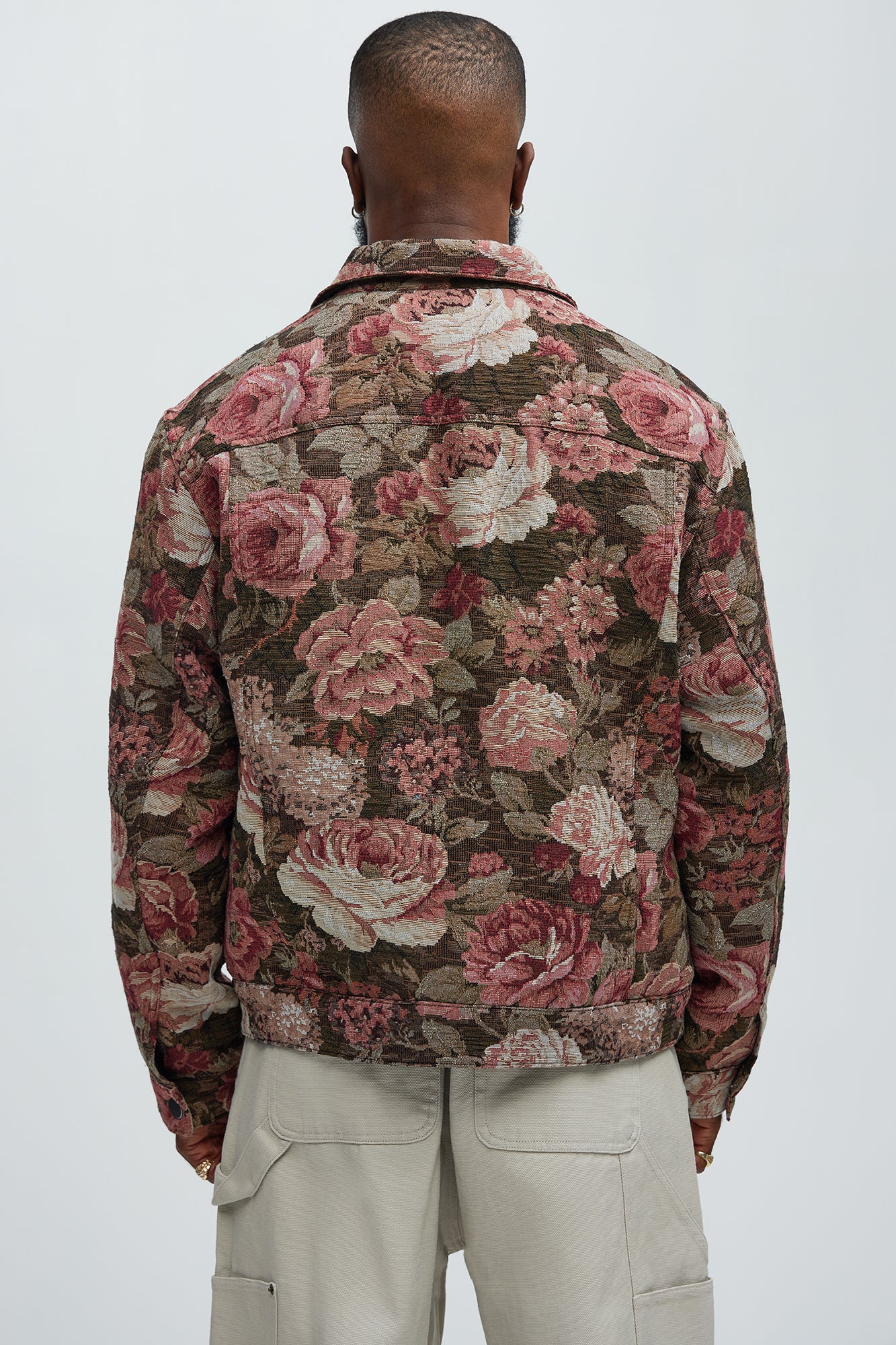Tapestry Trucker Jacket - Black/Combo - Image 4