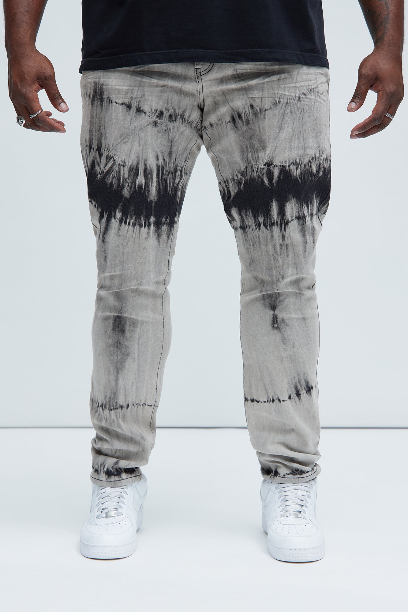 Way Out Stacked Skinny Jeans - Grey/combo - Image 6