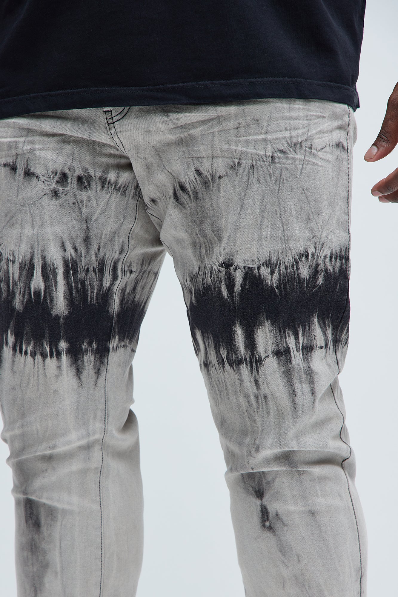 Way Out Stacked Skinny Jeans - Grey/combo - Image 7