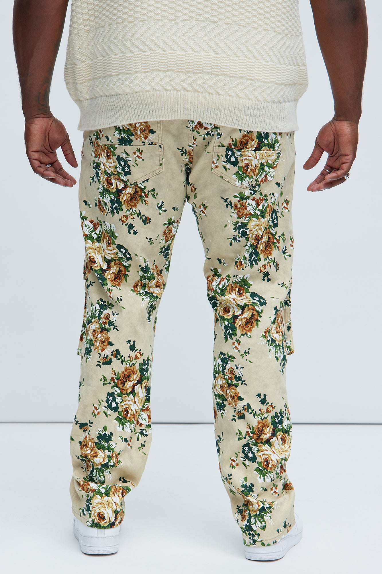 Into The Bloom Slim Pants - Cream/combo - Image 9