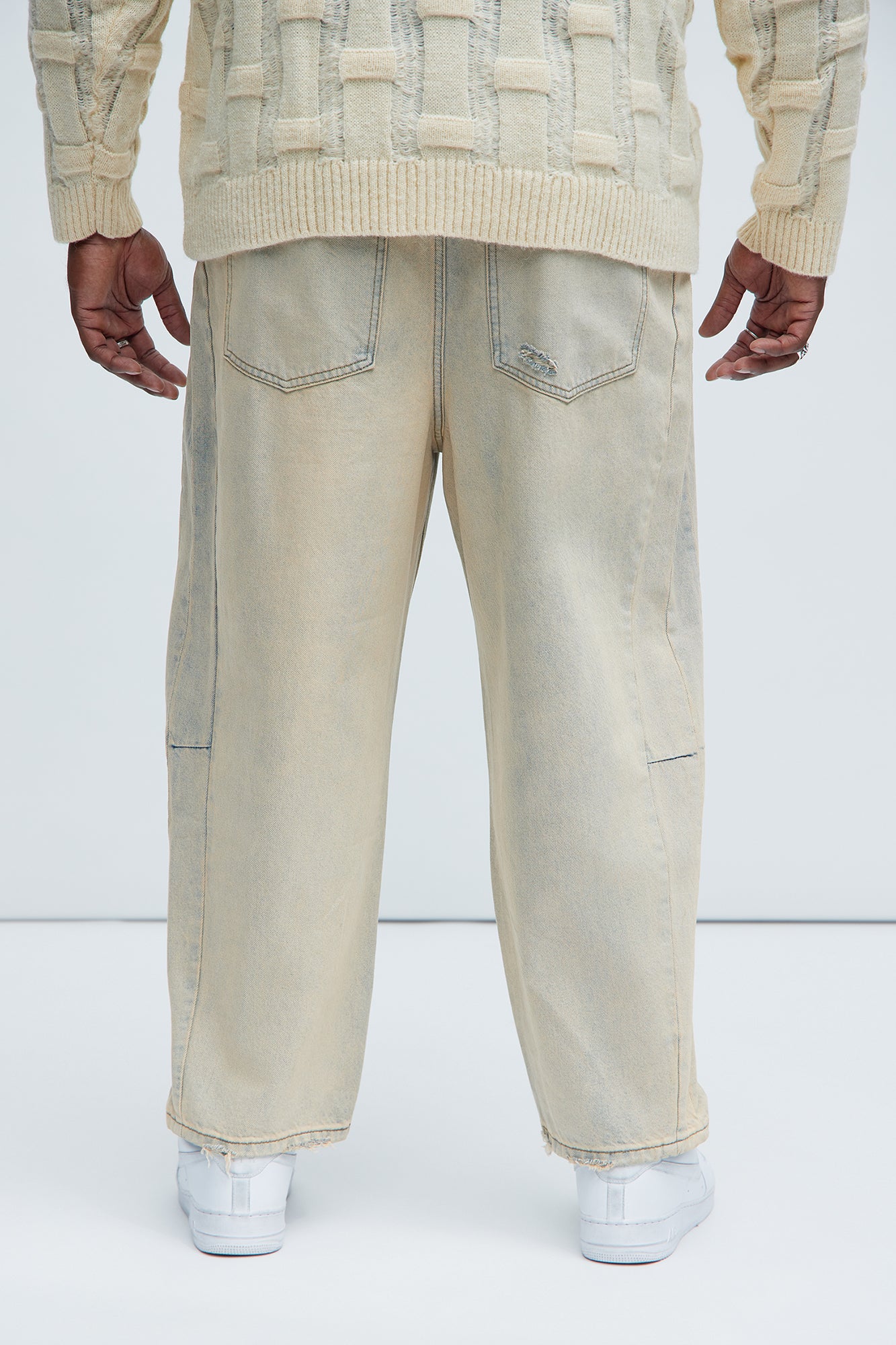 Brookway Relaxed Barrel Jeans - Vintage Blue Wash - Image 8
