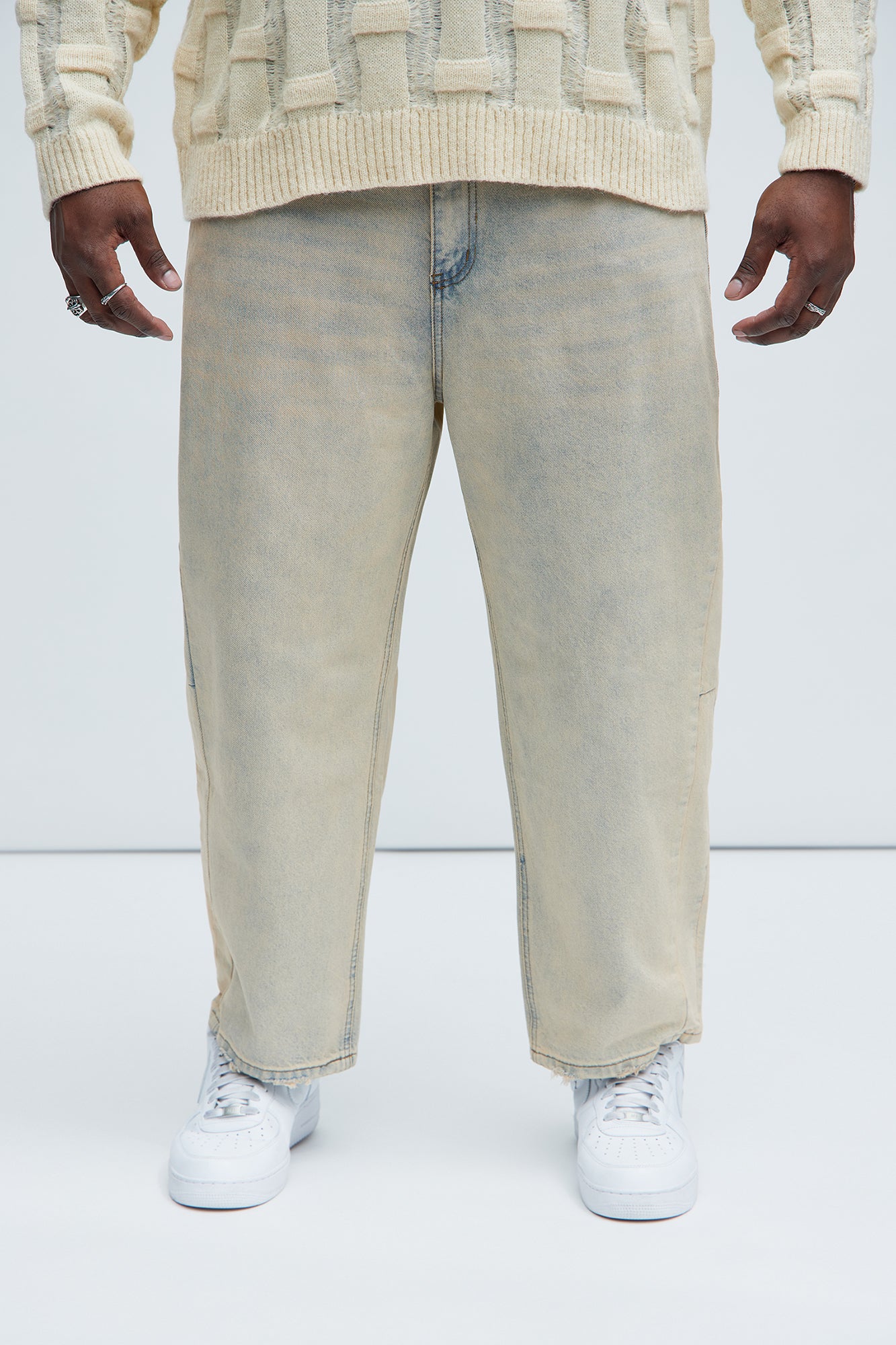 Brookway Relaxed Barrel Jeans - Vintage Blue Wash - Image 7
