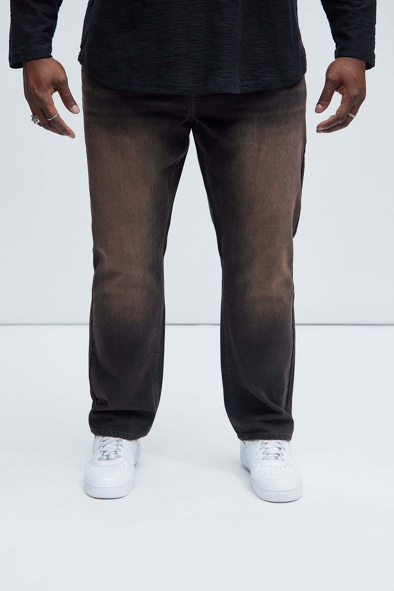Vito Straight Jeans - Brown - Image 7