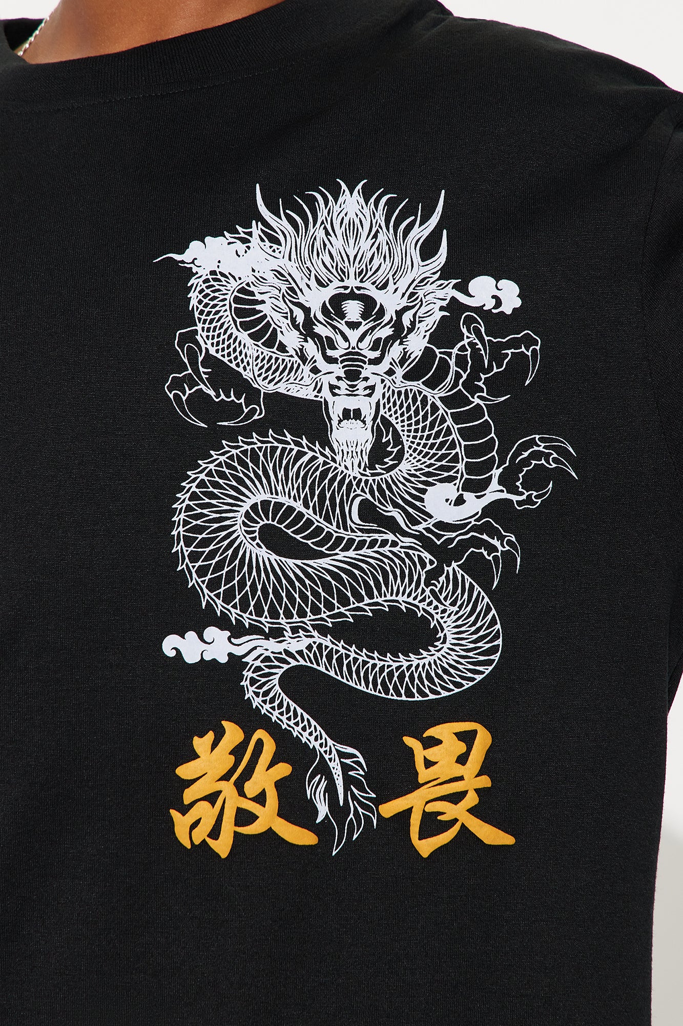 Mini Dragon Dreams Print T-Shirt - Black - Image 3