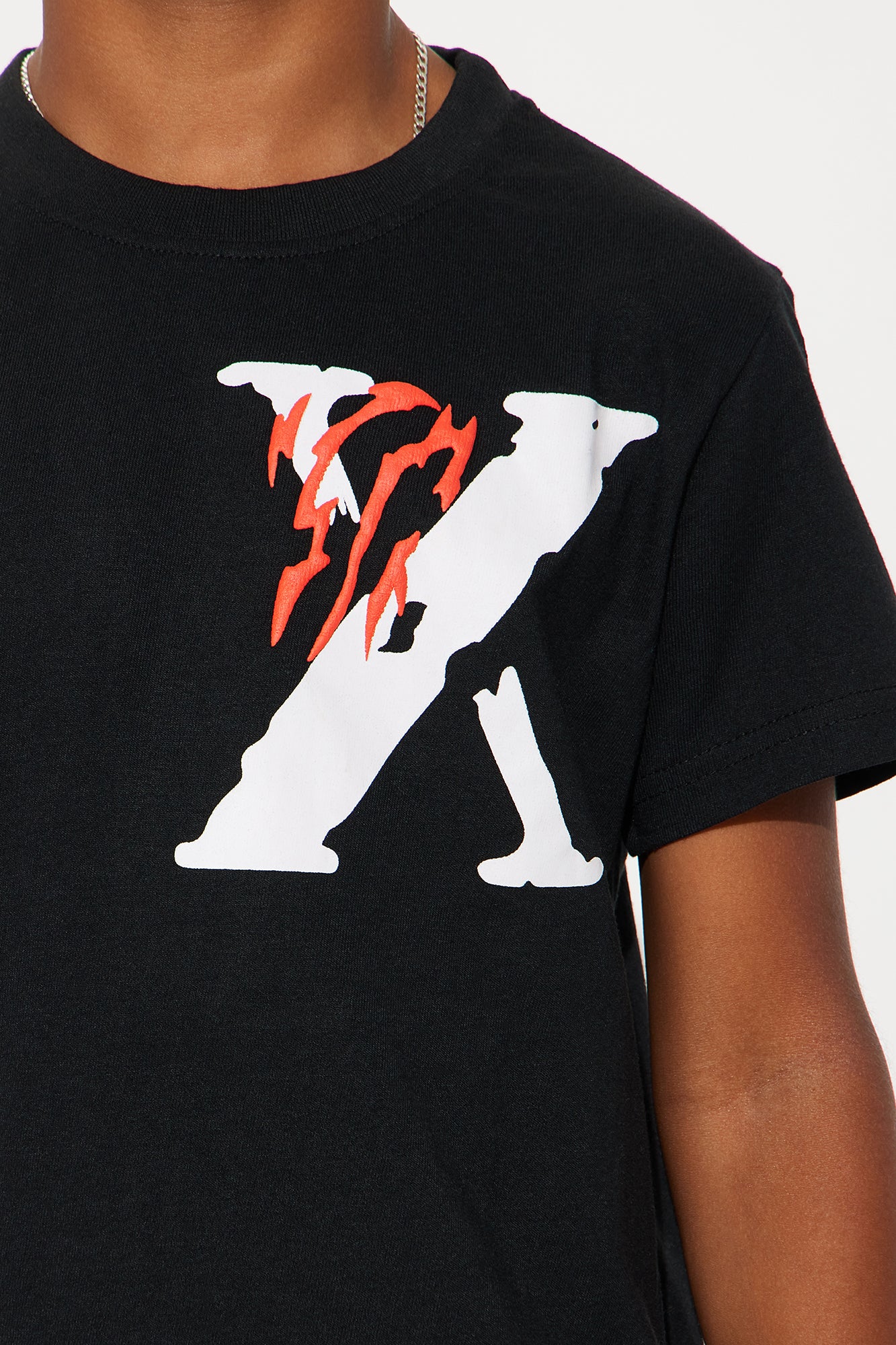 Mini X Marks The Spot Print T-Shirt - Black - Image 3