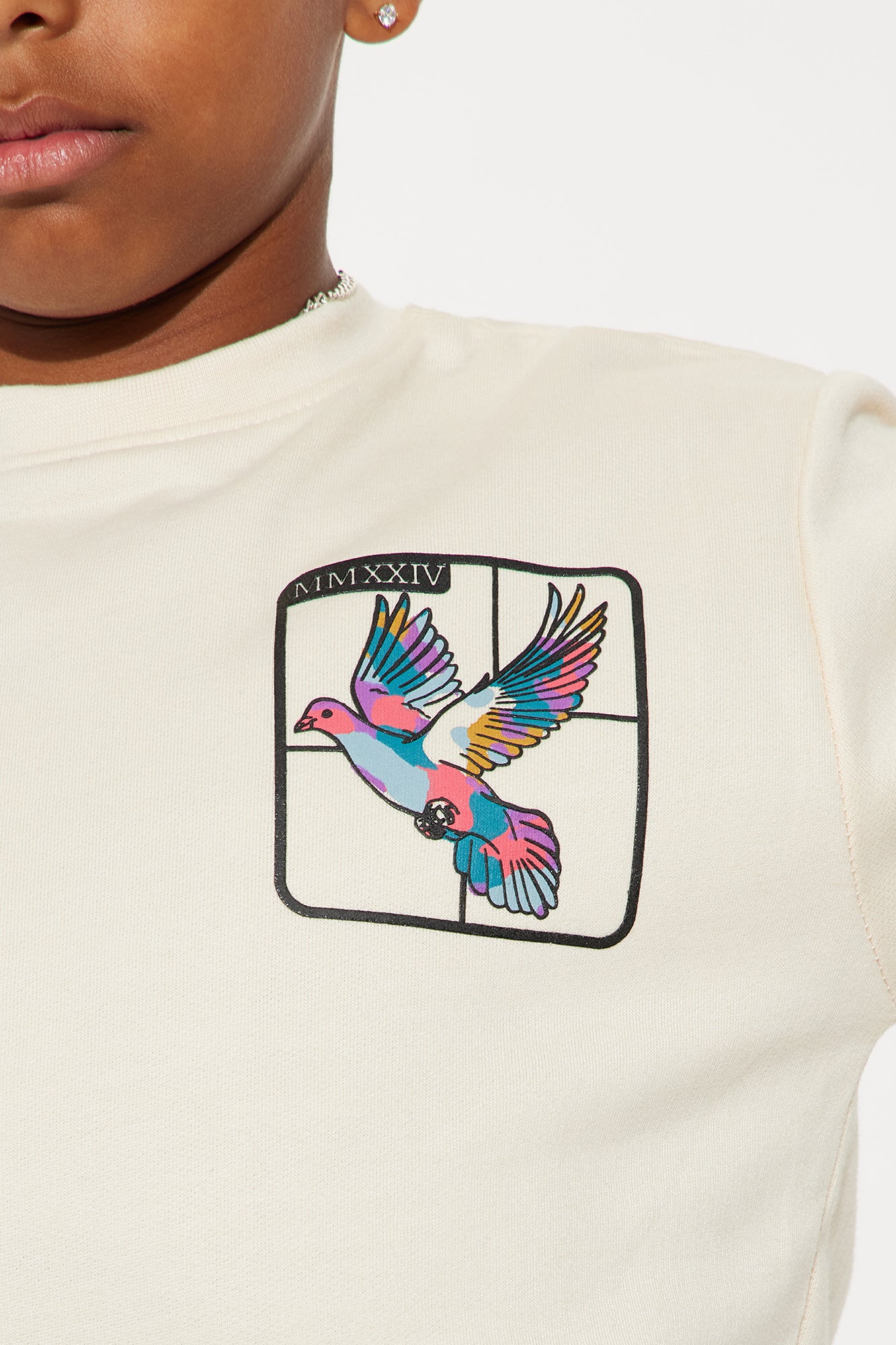 Mini Be A Gamer Of Life Fleece Sweatshirt - Sand - Image 4