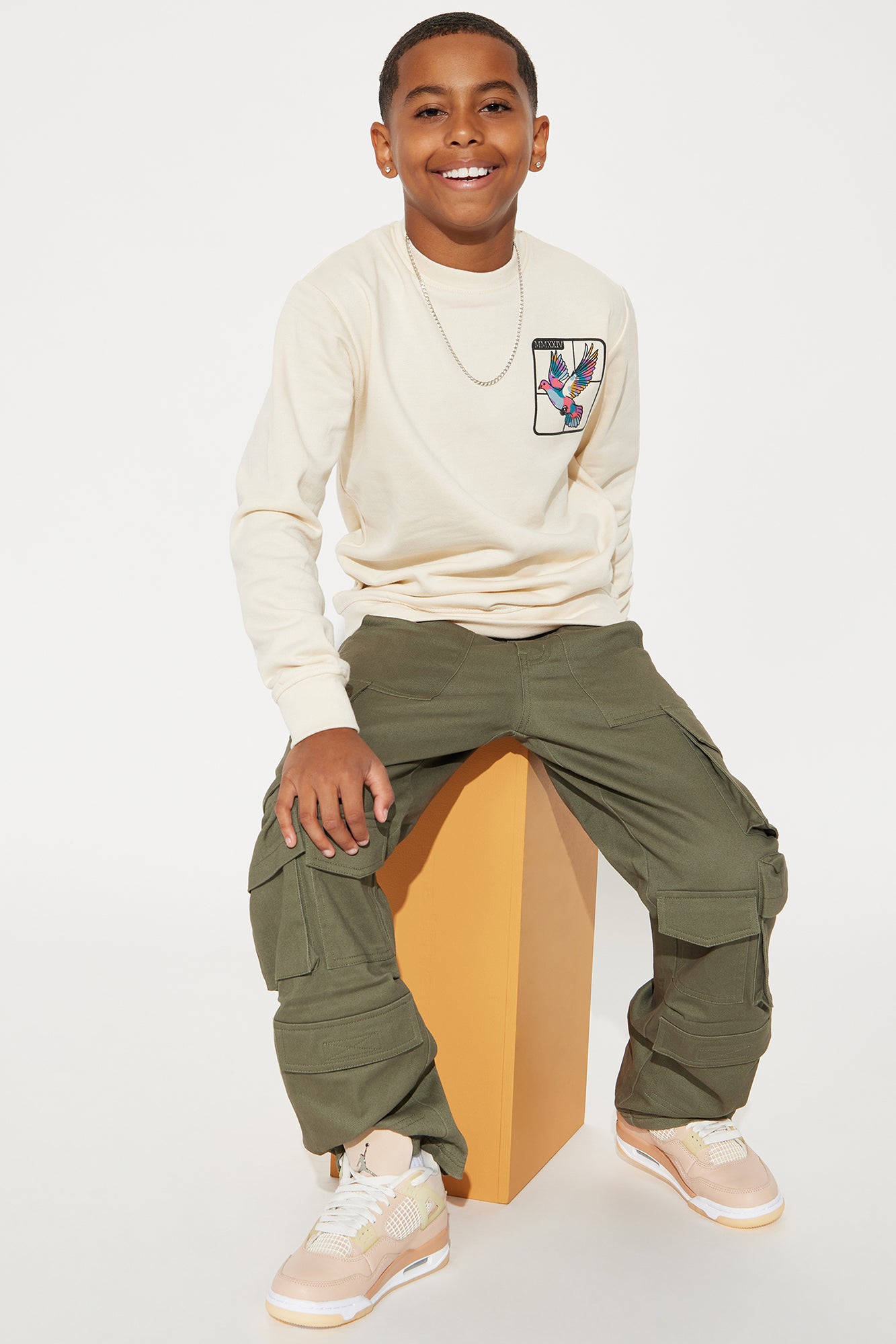 Mini Be A Gamer Of Life Fleece Sweatshirt - Sand - Image 3