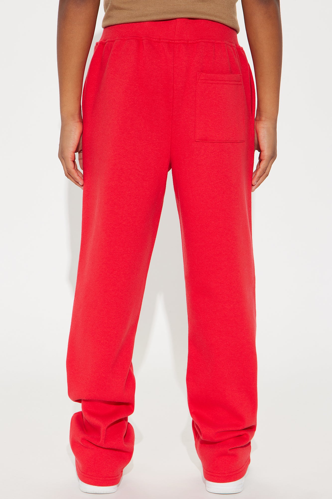 Mini Tyson Flared Sweatpants - Red - Image 3