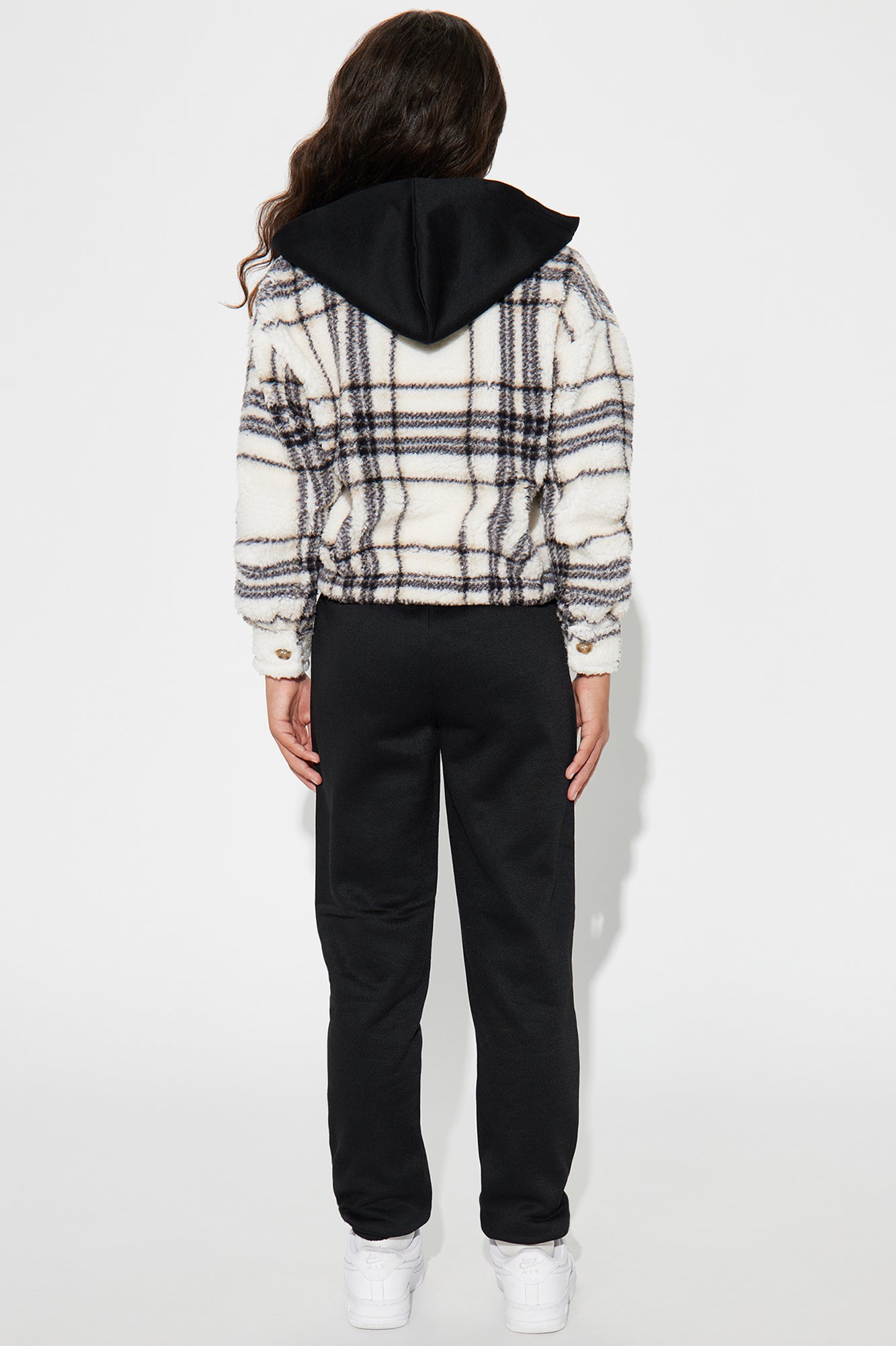 Mini Amy Sherpa Pant Set - Black/combo - Image 3