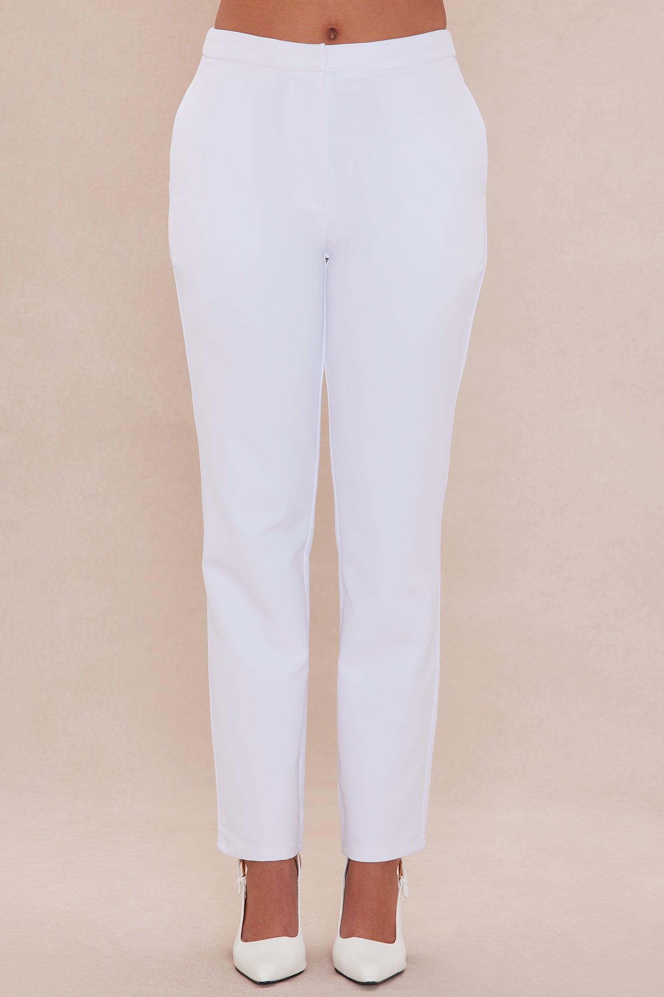 Amaya Blazer Suit Set - Cream - Image 5