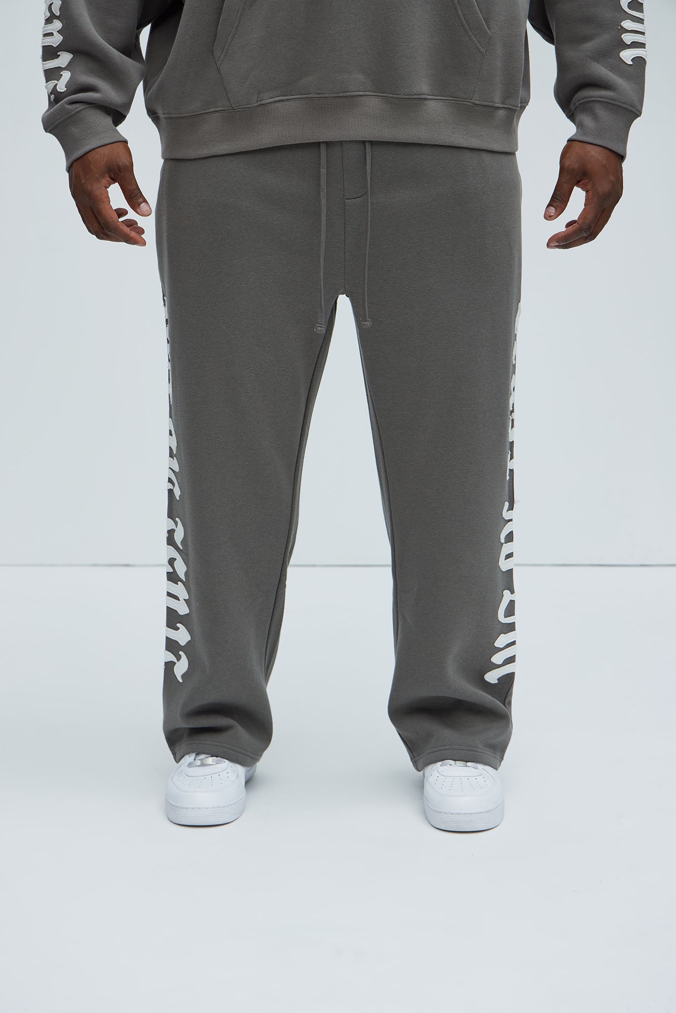 Tyson Trust Issues Straight Sweatpants - Grey - Image 7