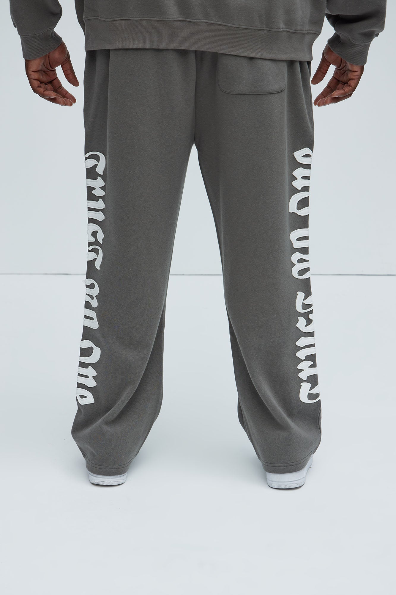 Tyson Trust Issues Straight Sweatpants - Grey - Image 9