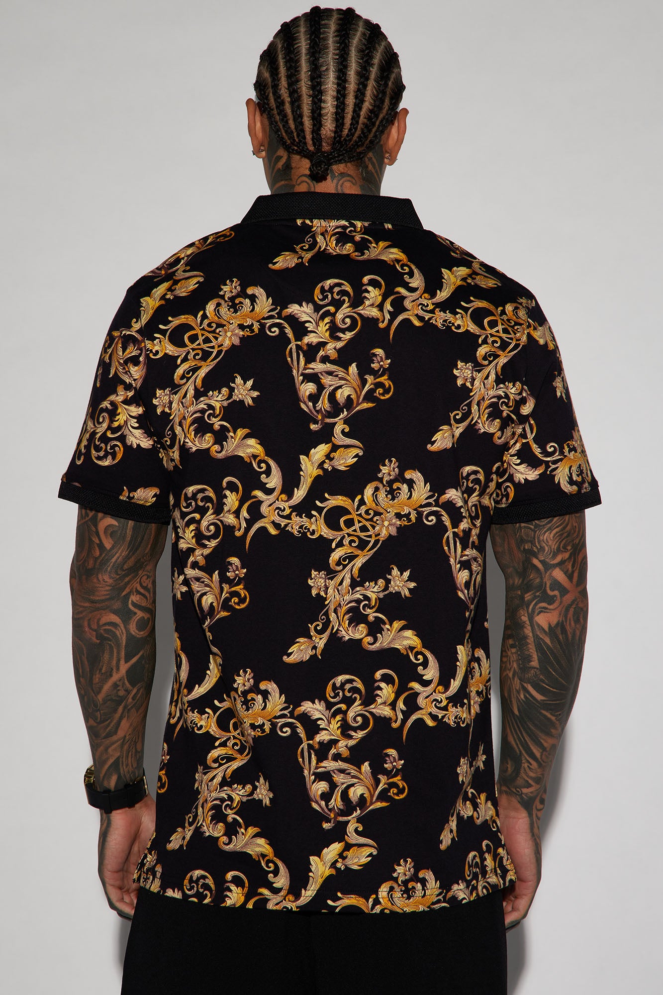 Ace Short Sleeve Polo - Black - Image 4