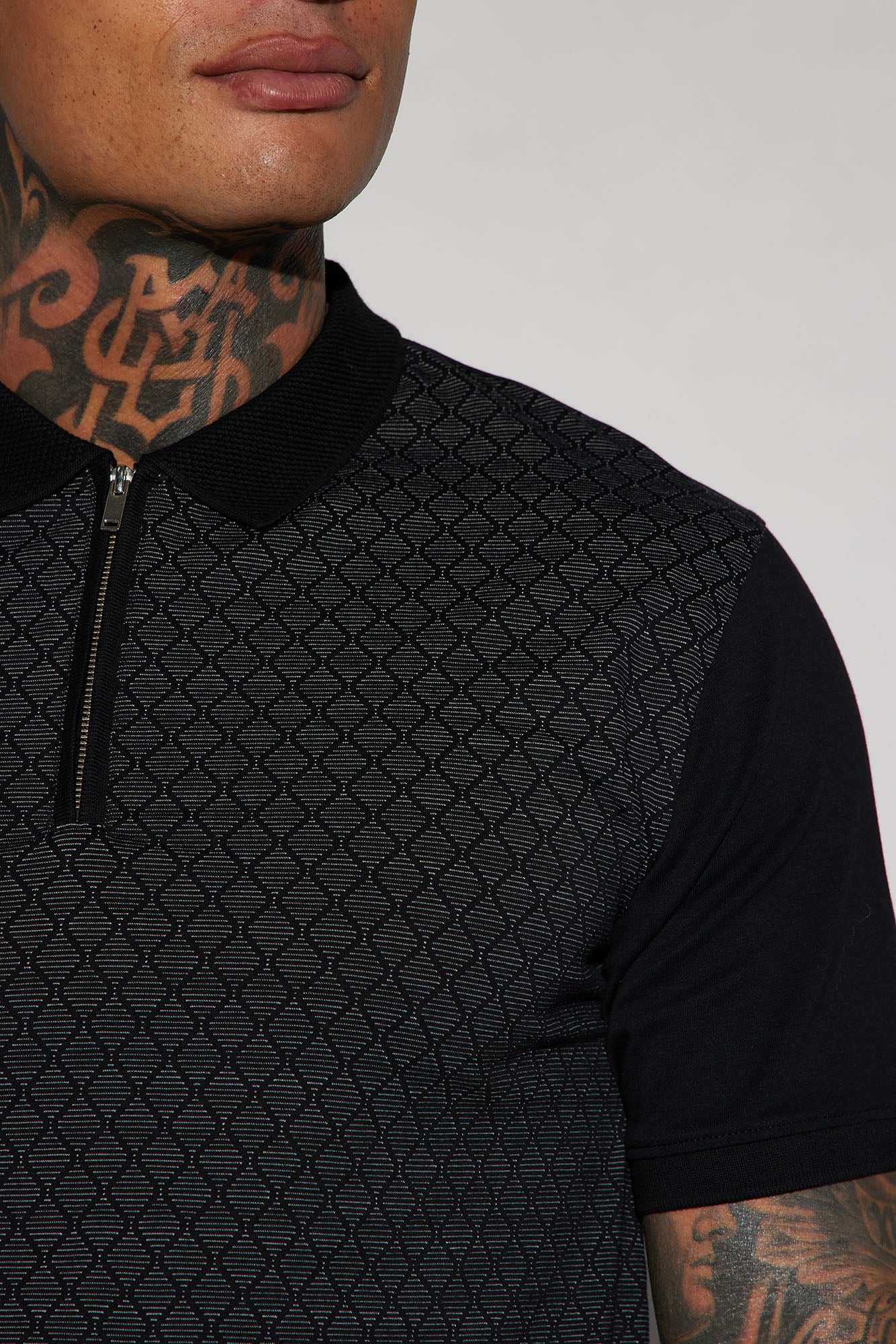 Bogey Short Sleeve Polo - Black - Image 3