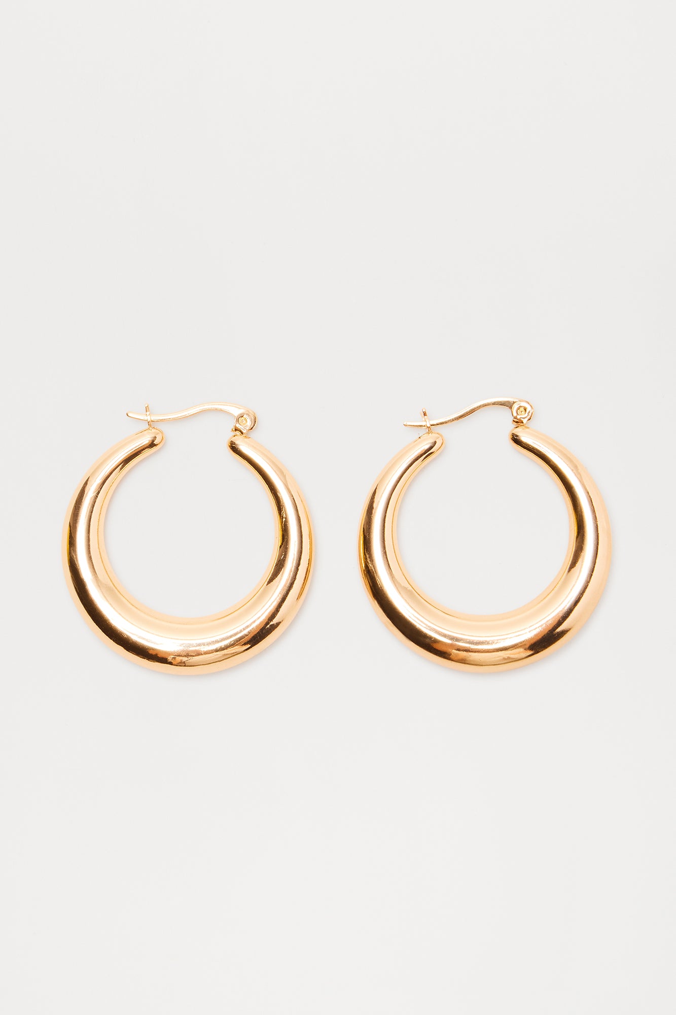 Alana Hoop Earrings - Gold - Image 3