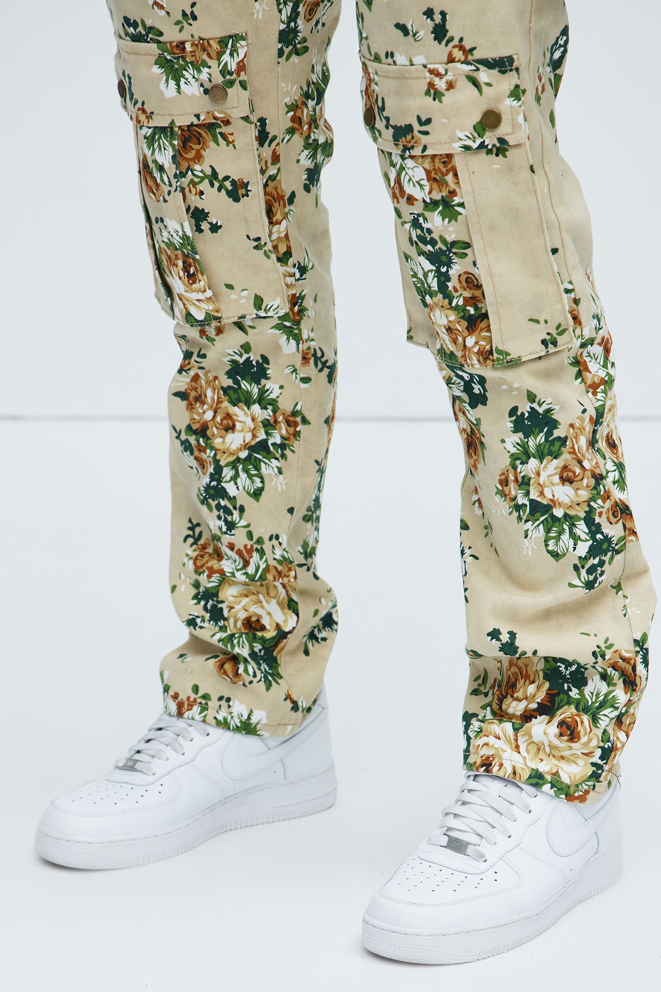 Into The Bloom Slim Pants - Cream/combo - Image 4