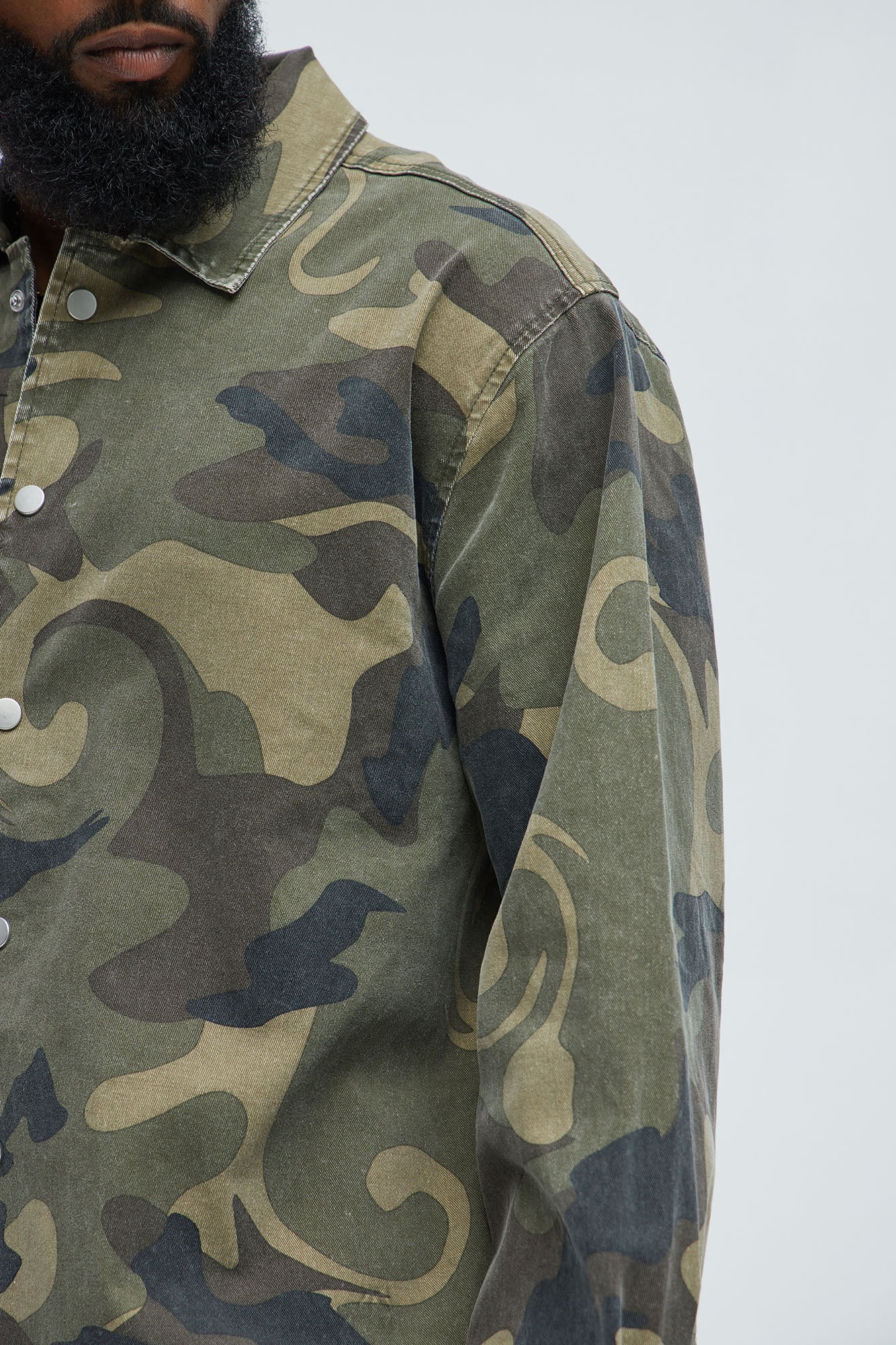 Won't Do Camo Long Sleeve Shirt - Camouflage - Image 3