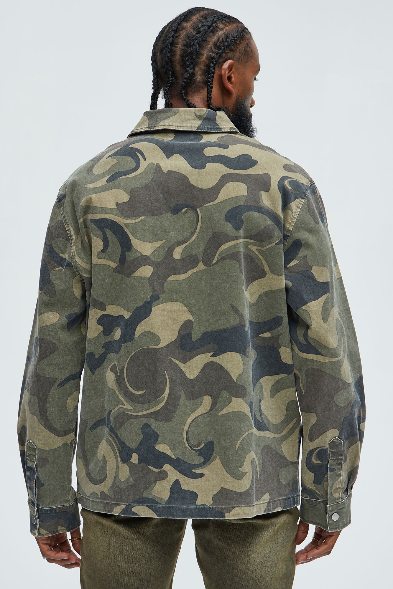 Won't Do Camo Long Sleeve Shirt - Camouflage - Image 4